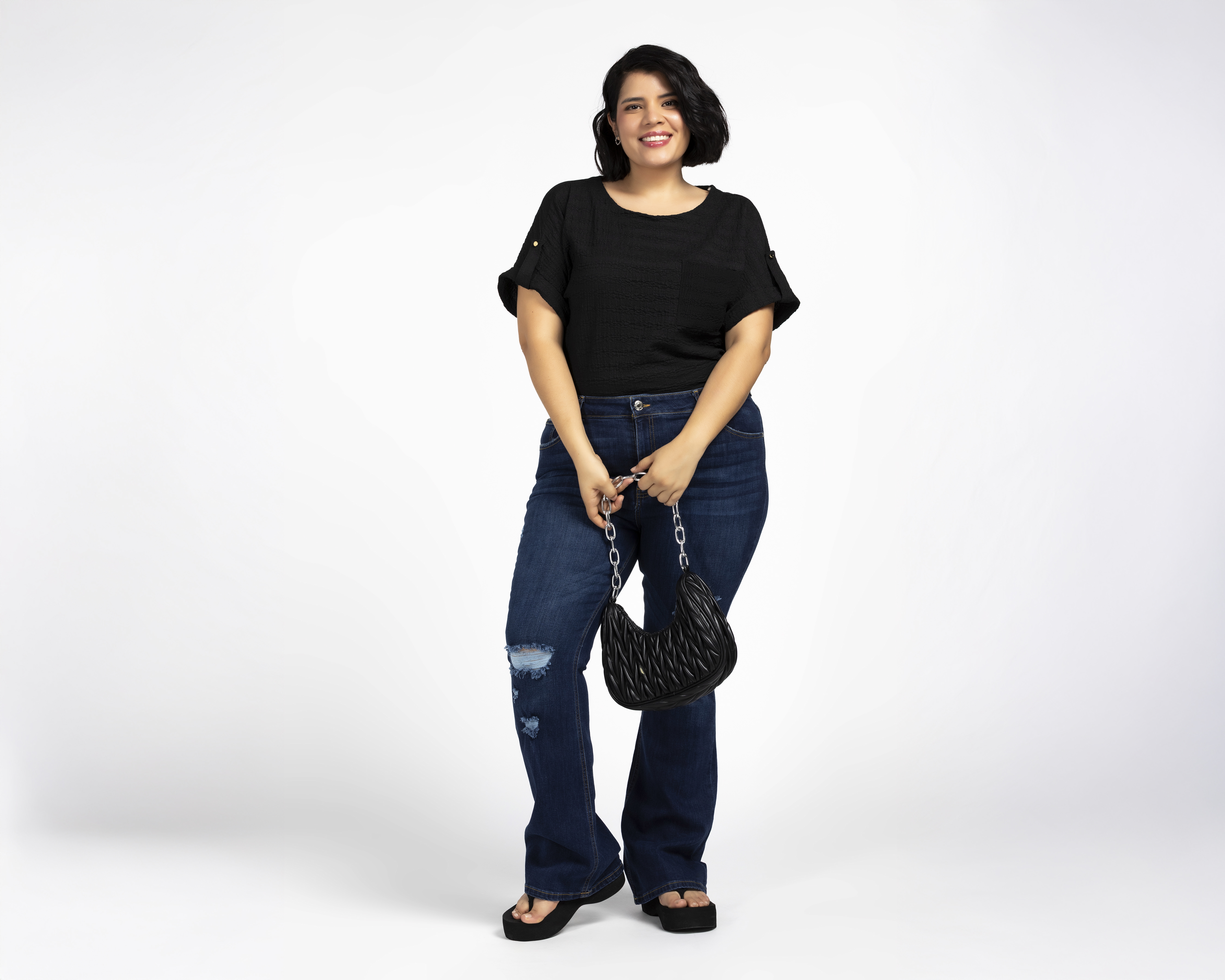 Foto 2 | Foto 2 | Blusa Negra Sahara para Mujer