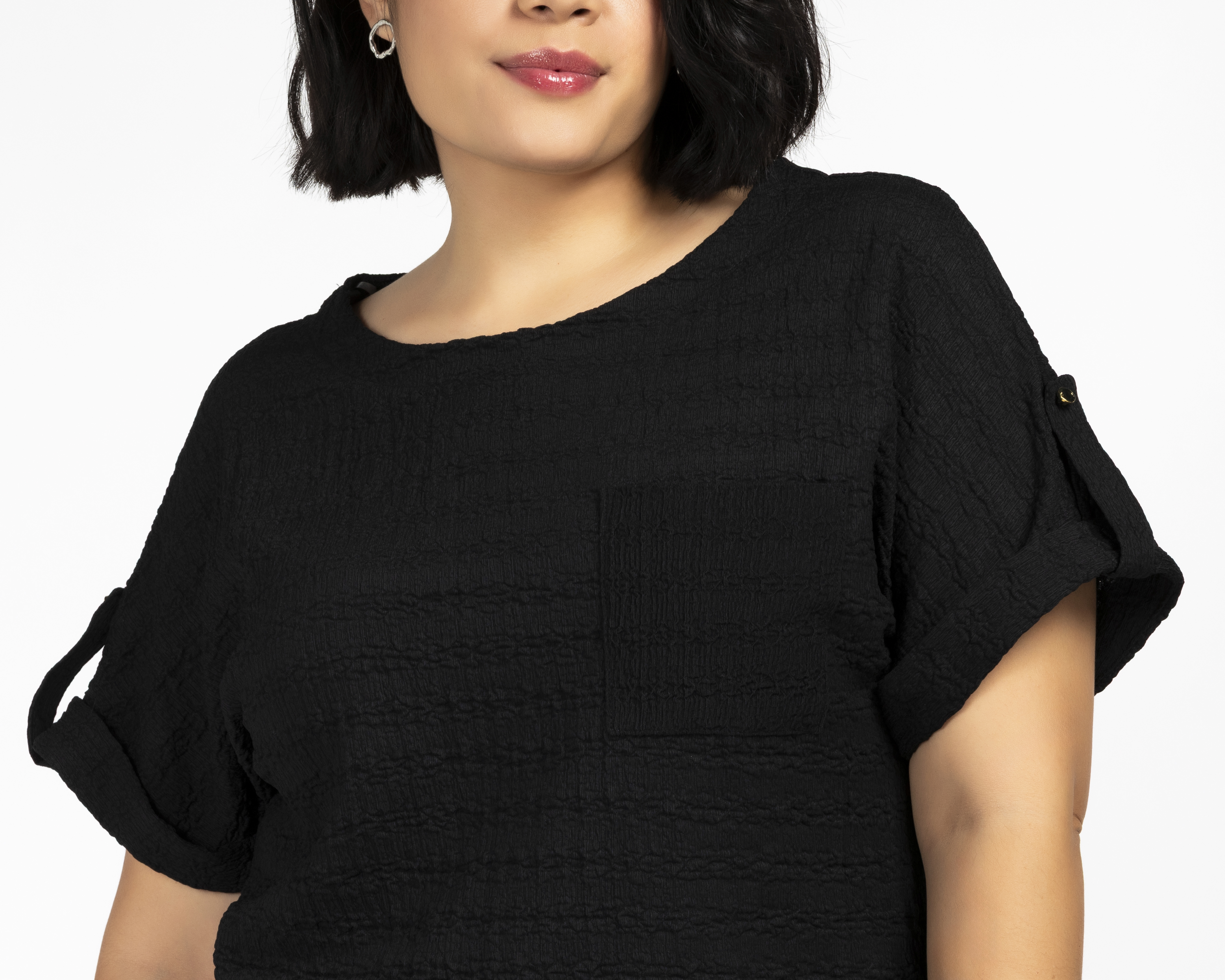 Foto 5 pulgar | Foto 4 | Blusa Negra Sahara para Mujer