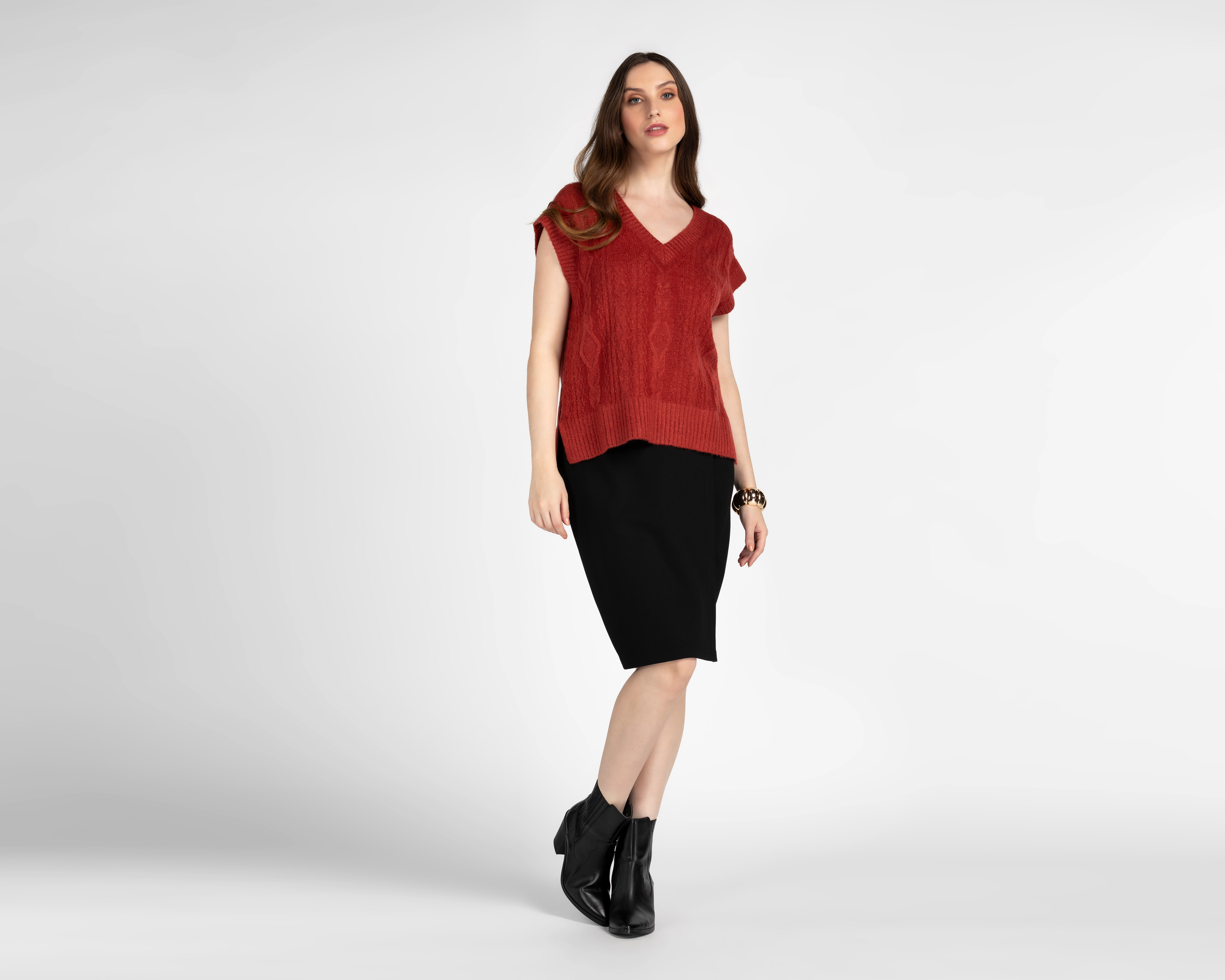 Foto 3 pulgar | Foto 2 | Chaleco Tejido Sahara para Mujer