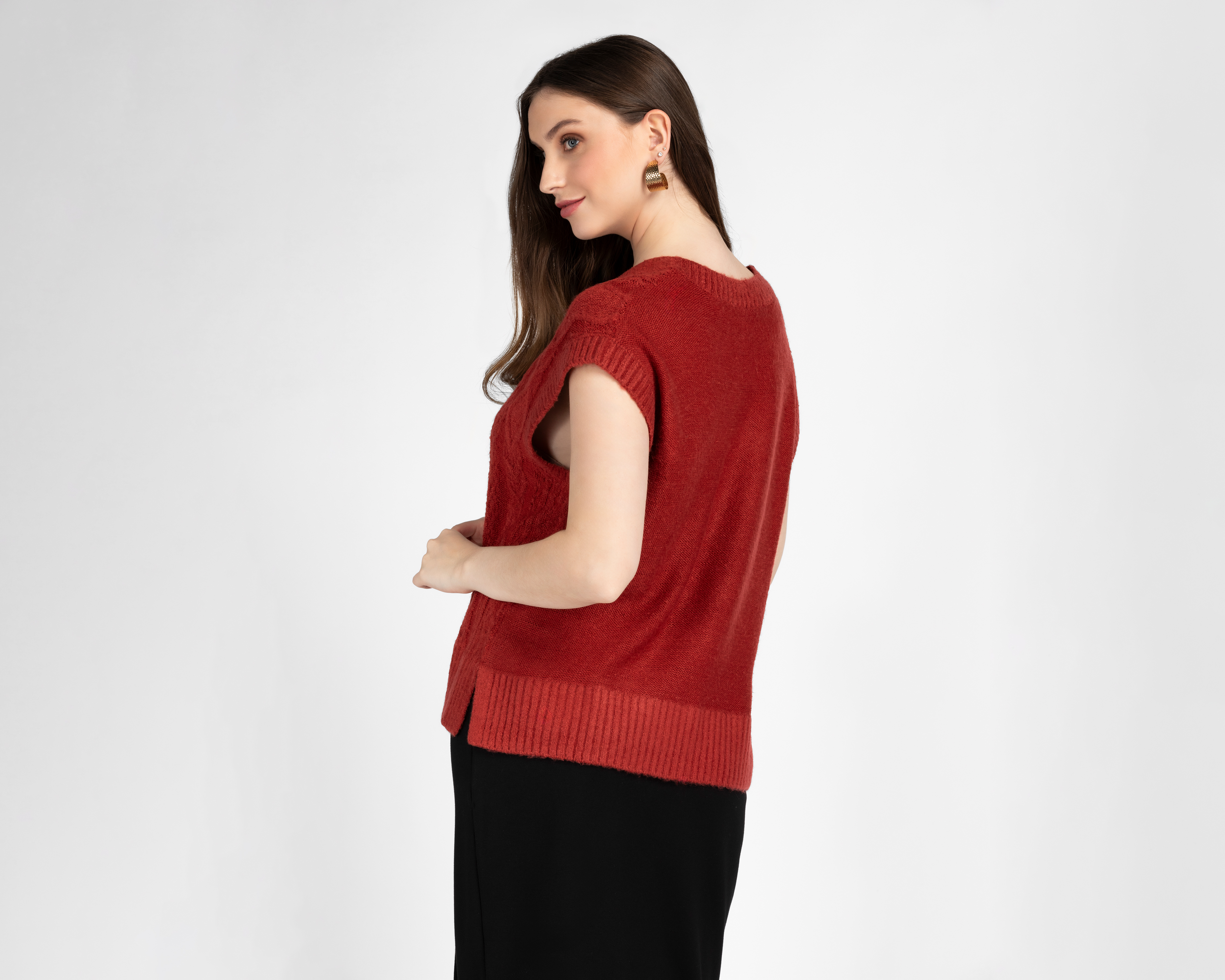 Foto 4 pulgar | Foto 3 | Chaleco Tejido Sahara para Mujer