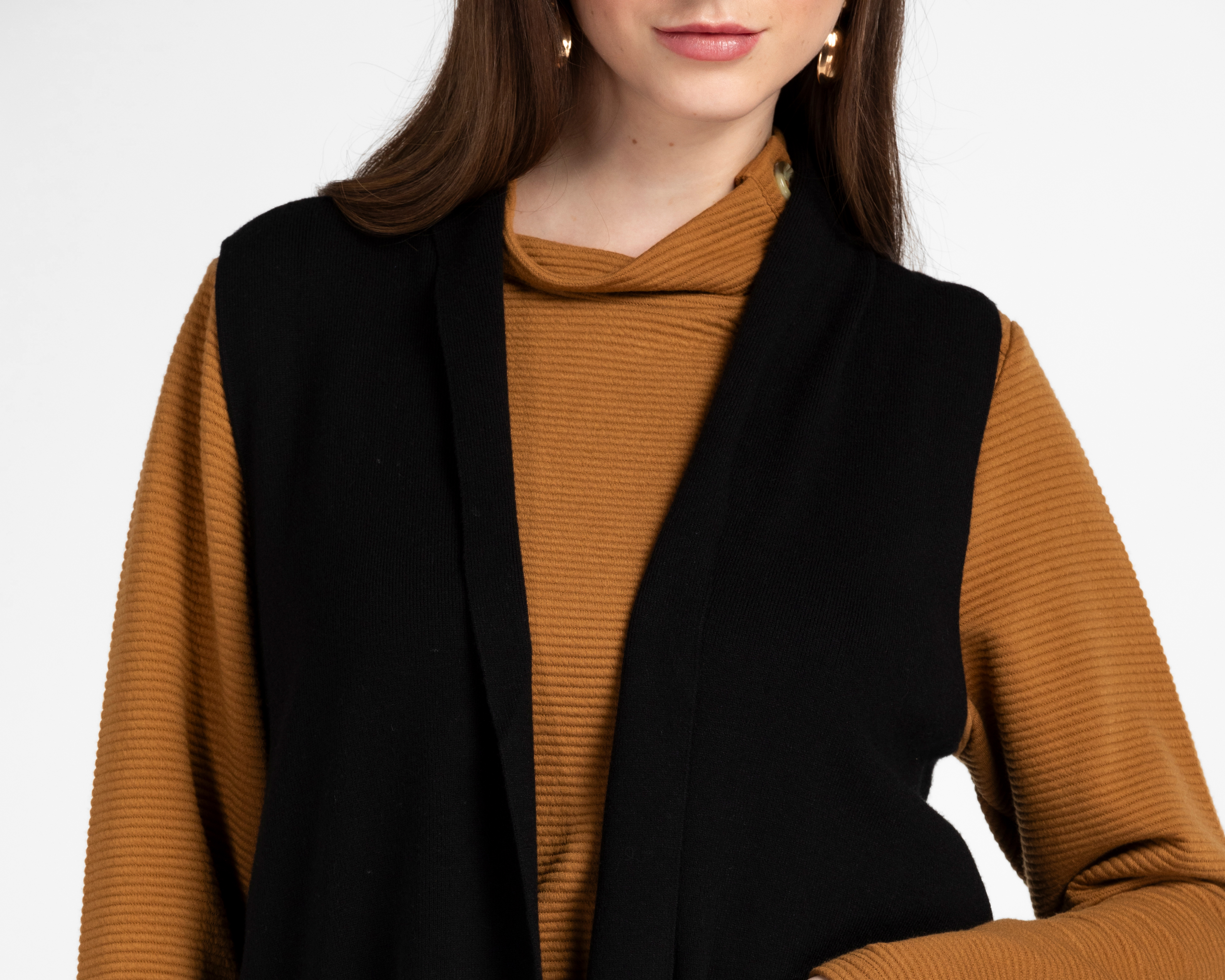 Foto 5 pulgar | Foto 4 | Chaleco Negro Lady Sun para Mujer