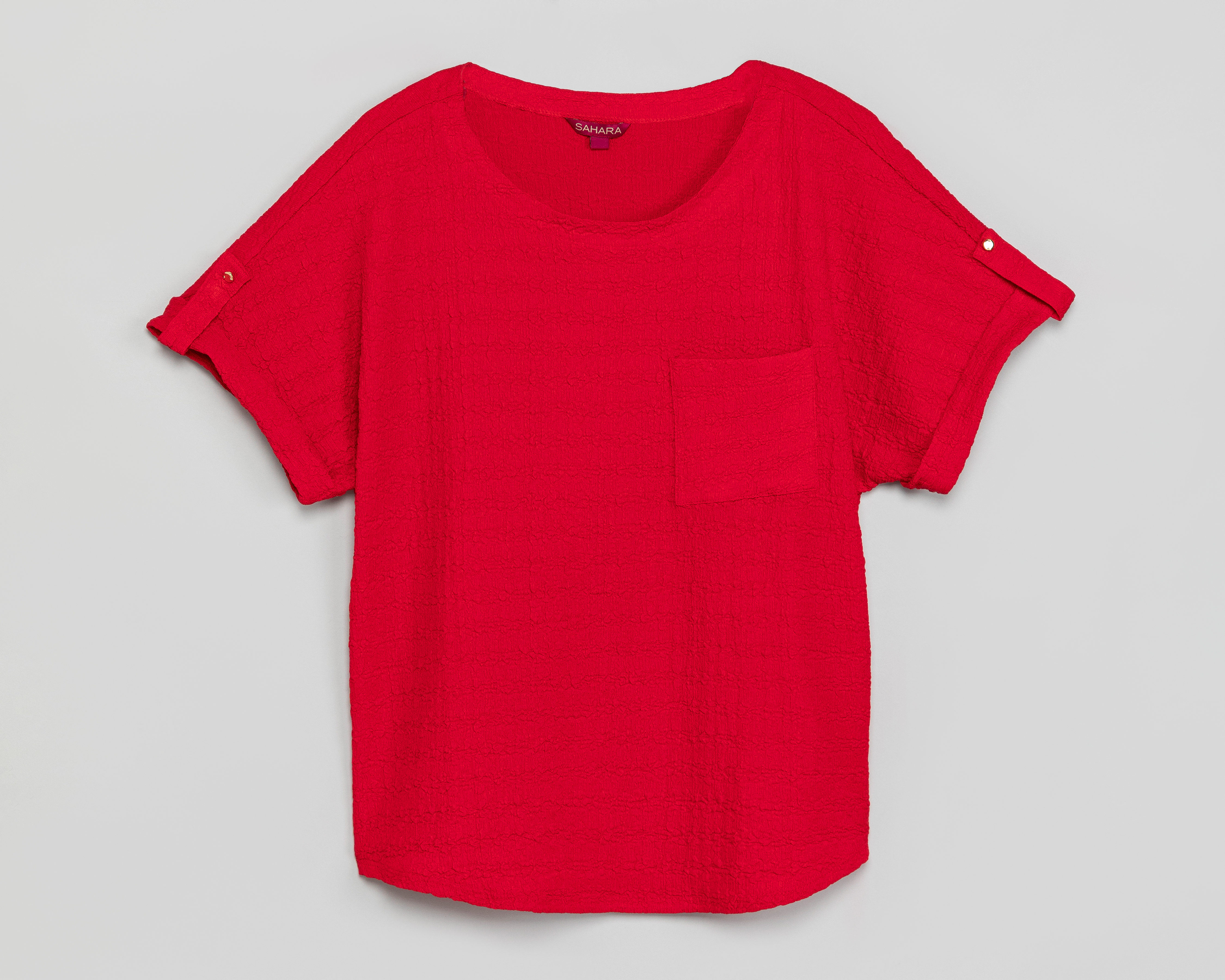 Foto 2 pulgar | Foto 1 | Blusa Roja Sahara para Mujer