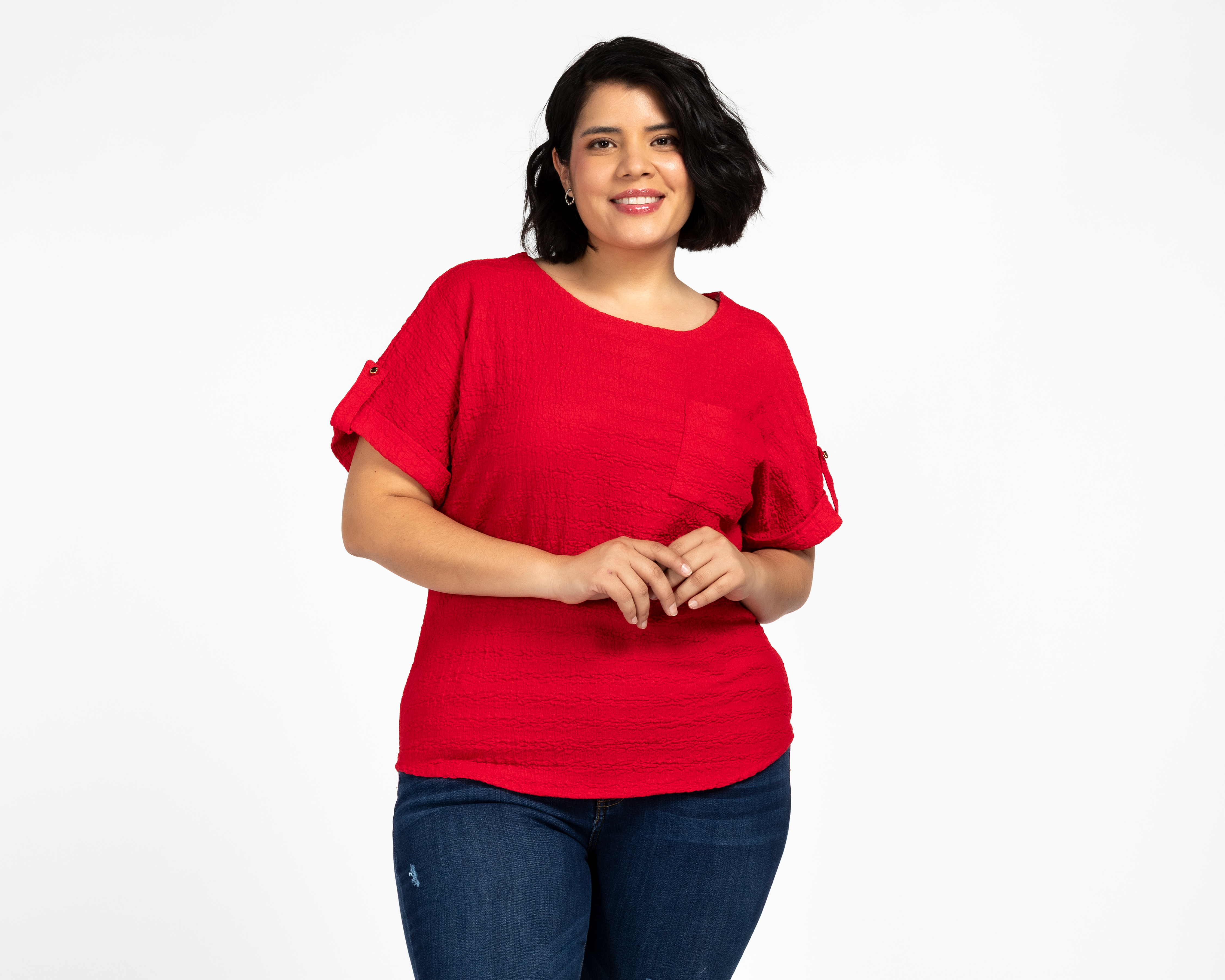 Foto 5 pulgar | Foto 4 | Blusa Roja Sahara para Mujer