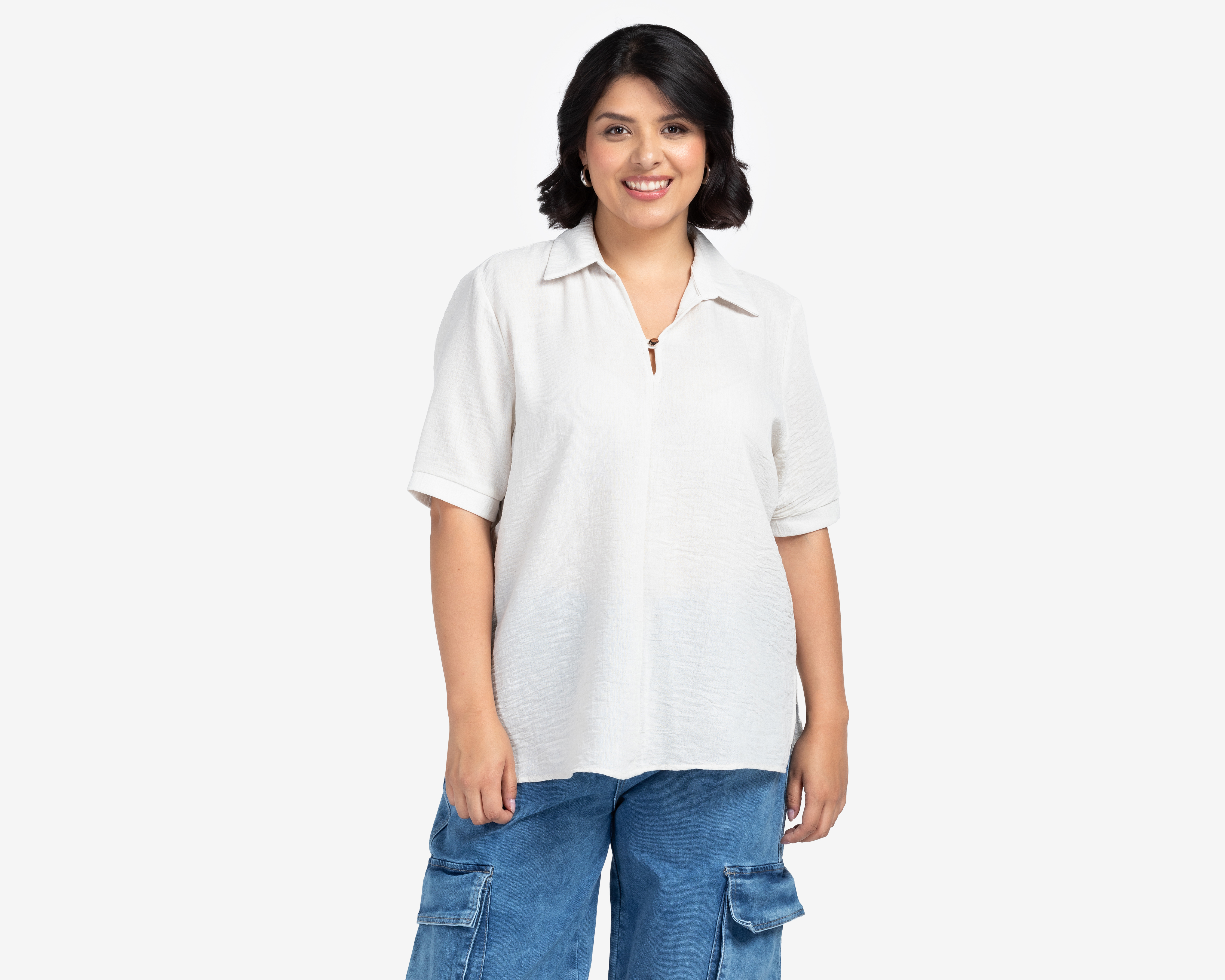 Foto 1 | Foto 1 | Blusa Manga Corta Lady Sun para Mujer