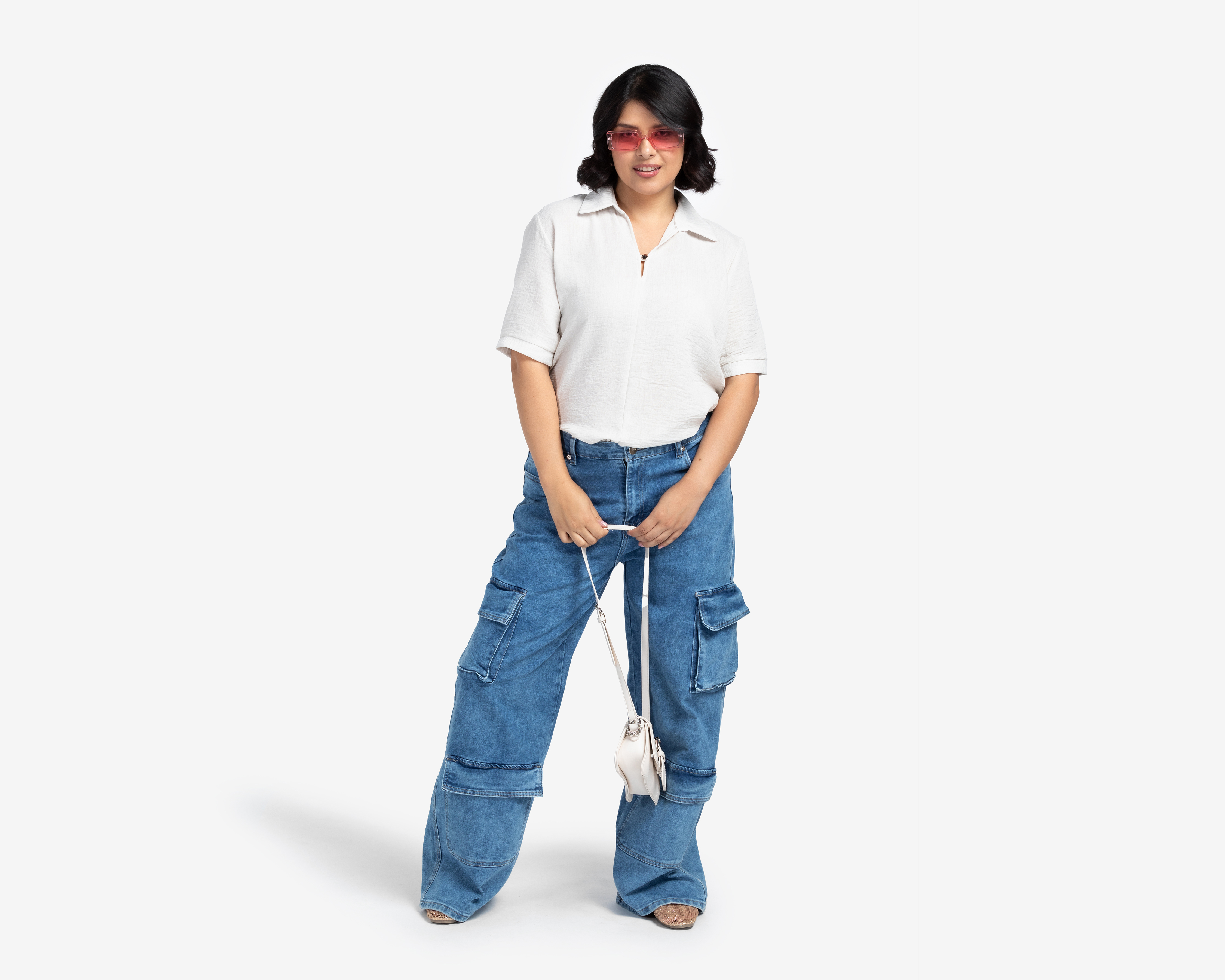 Foto 3 pulgar | Foto 2 | Blusa Manga Corta Lady Sun para Mujer