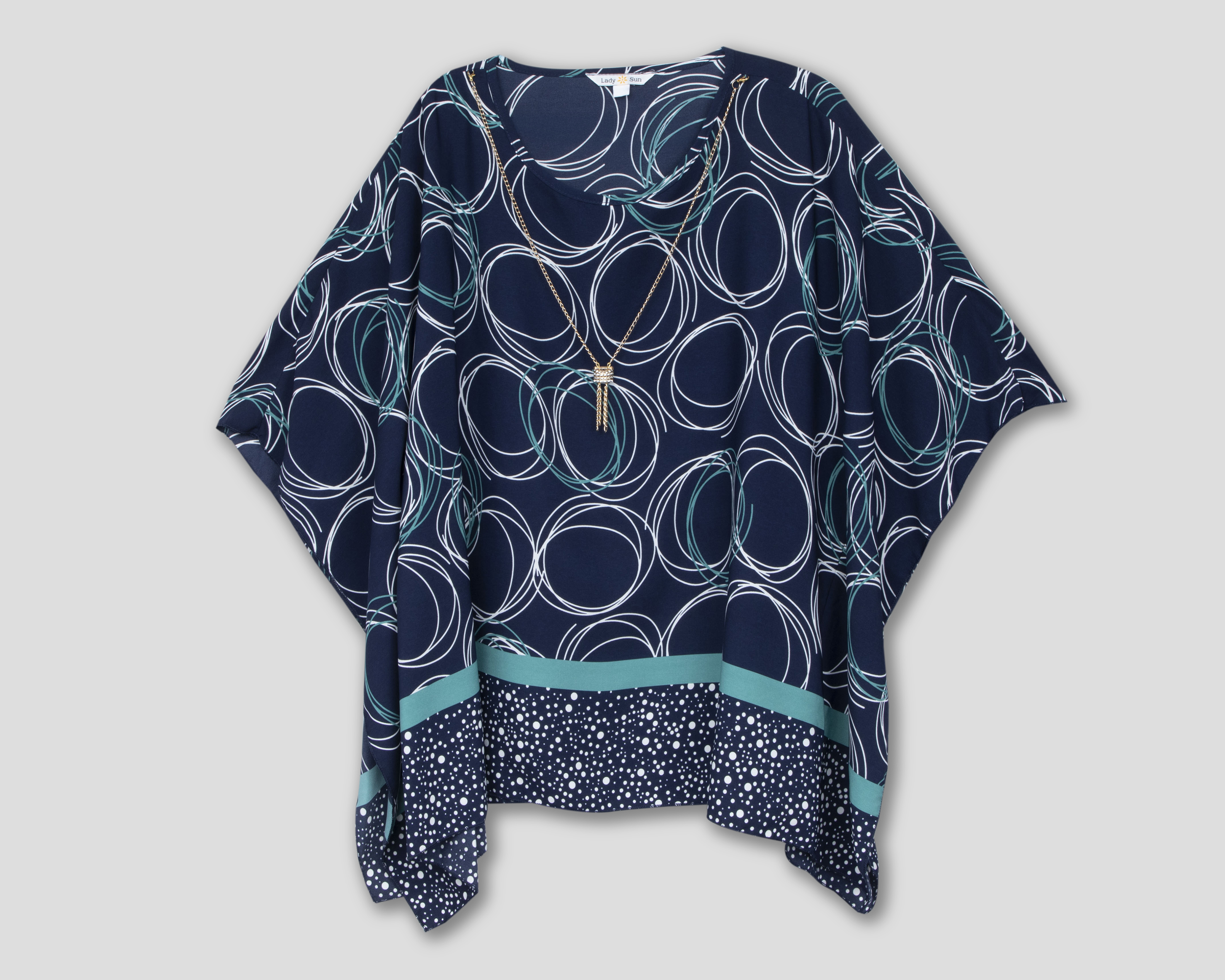 Blusa Lady Sun con Collar para Mujer