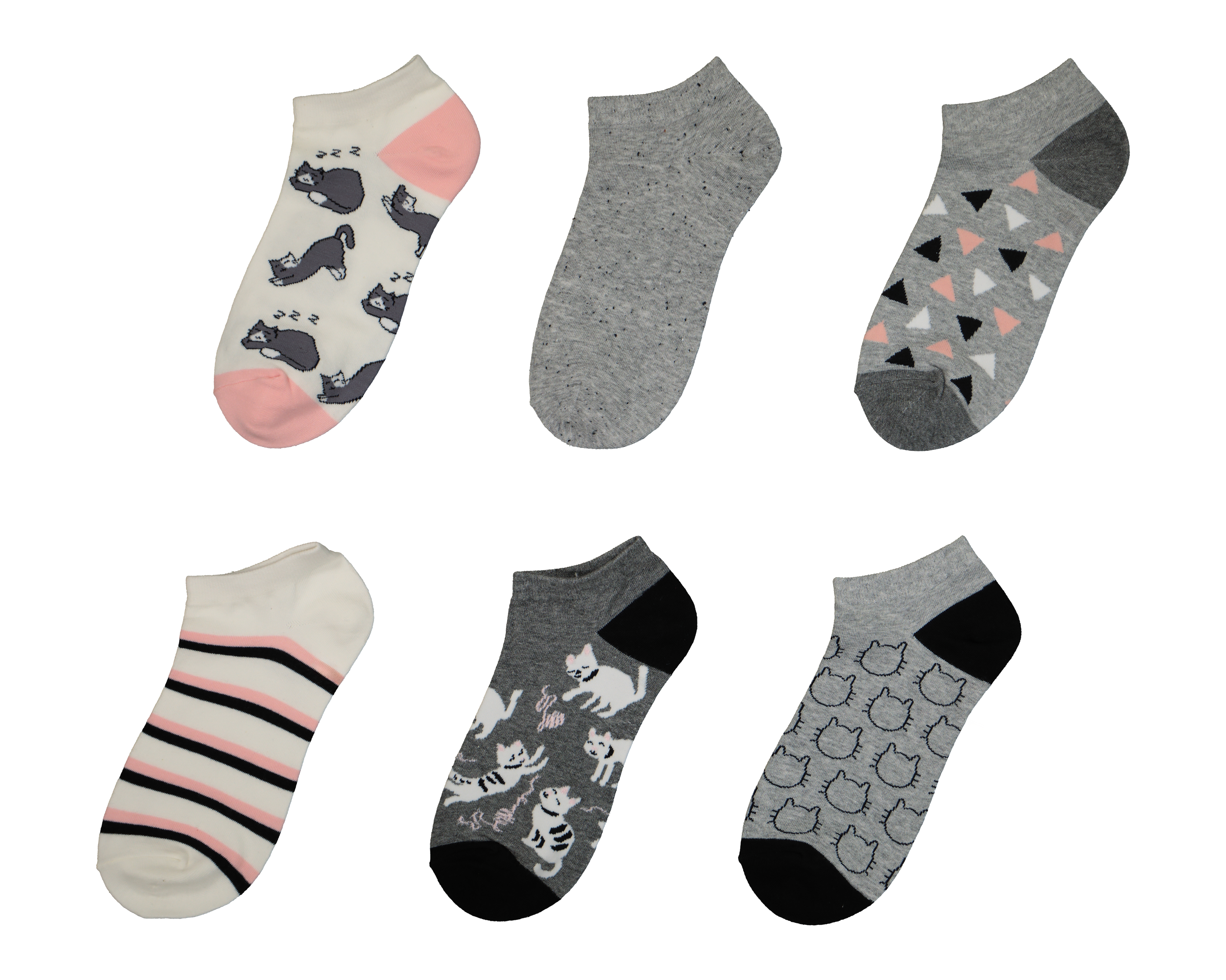 Foto 1 | Foto 1 | Calcetas Tines Lovest Estampadas para Mujer 6 Pares