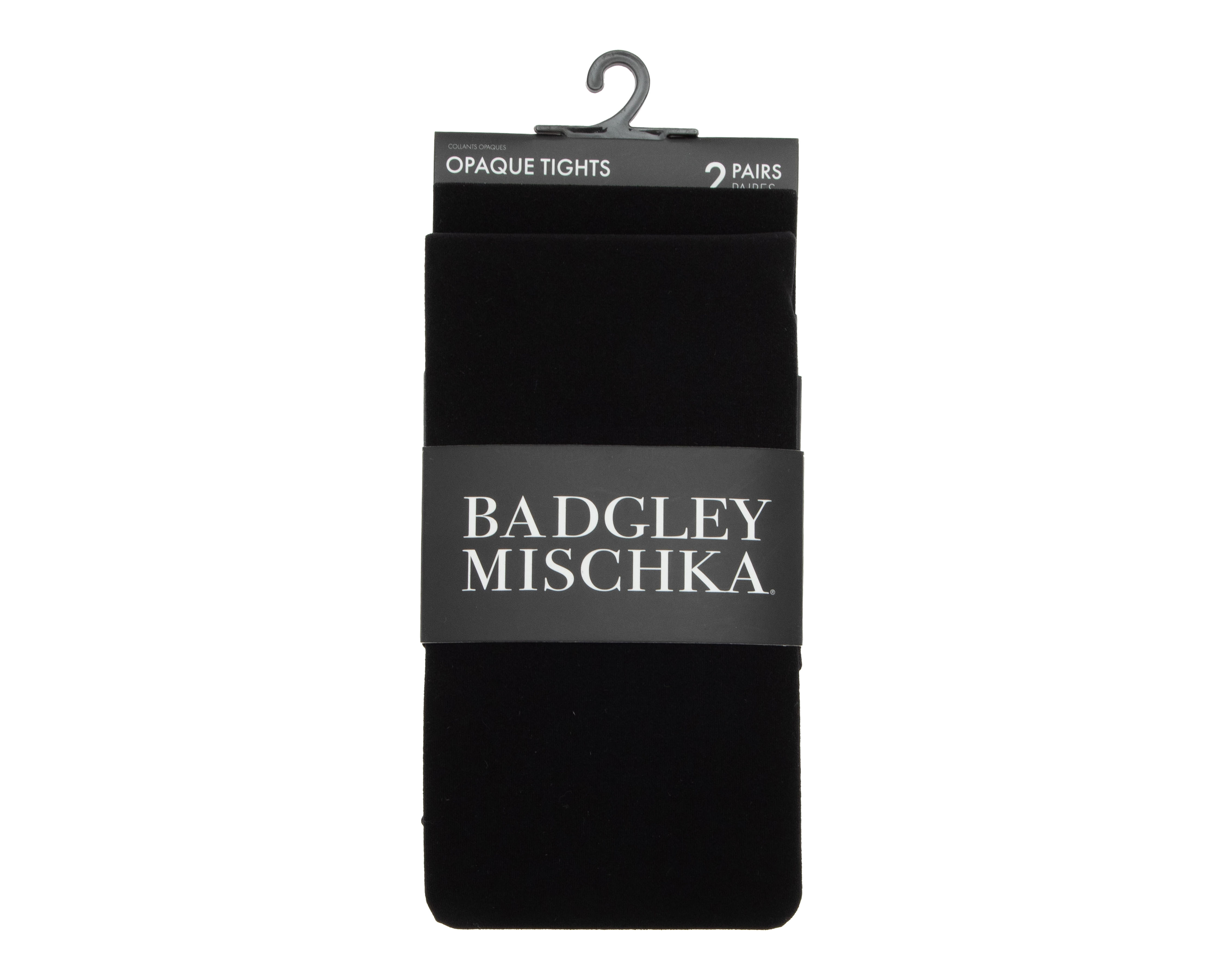 Pantimedias Negras Badgley Mischka 2 Piezas