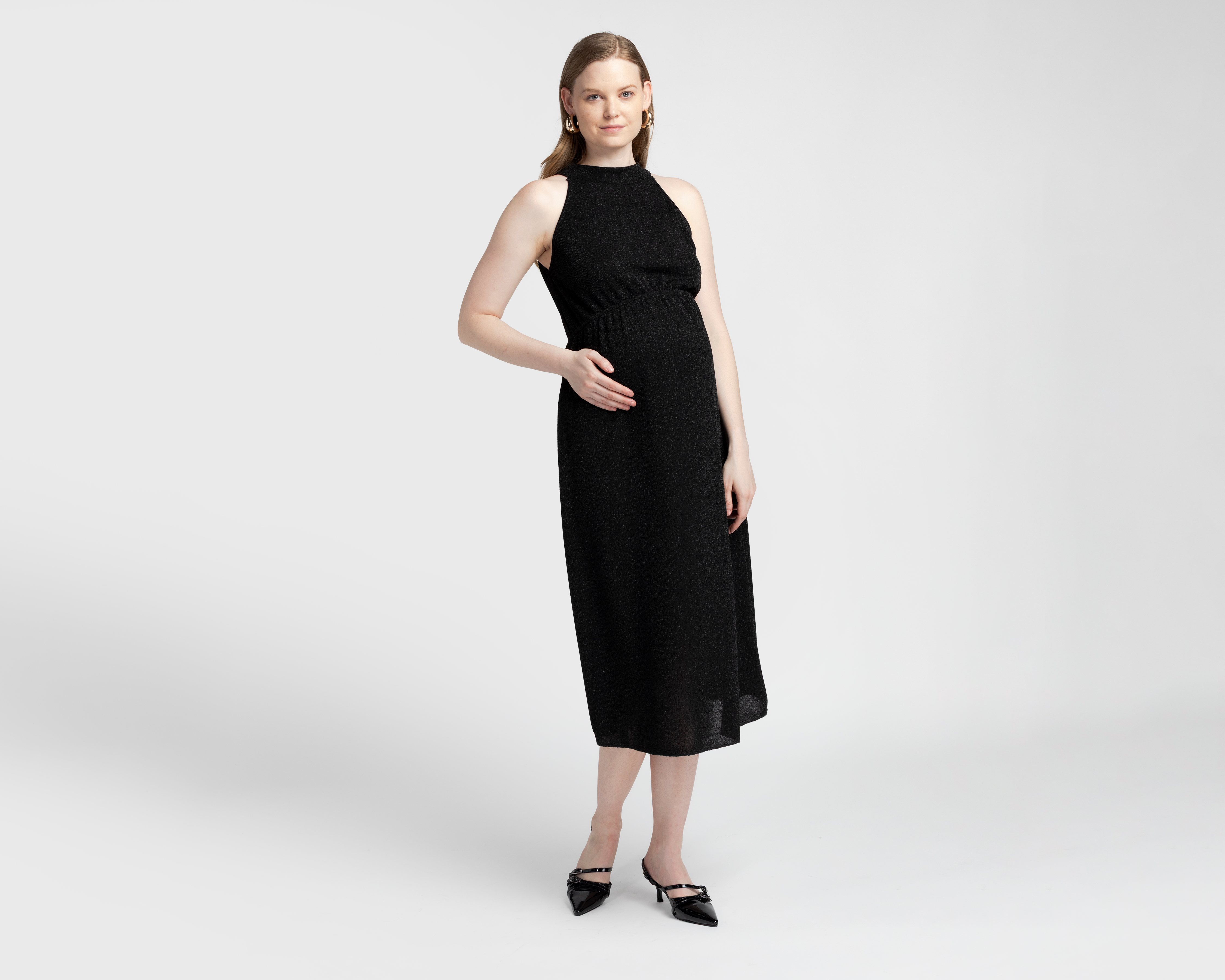 Foto 1 | Foto 1 | Vestido de Maternidad Sin Manga Mamá Bella