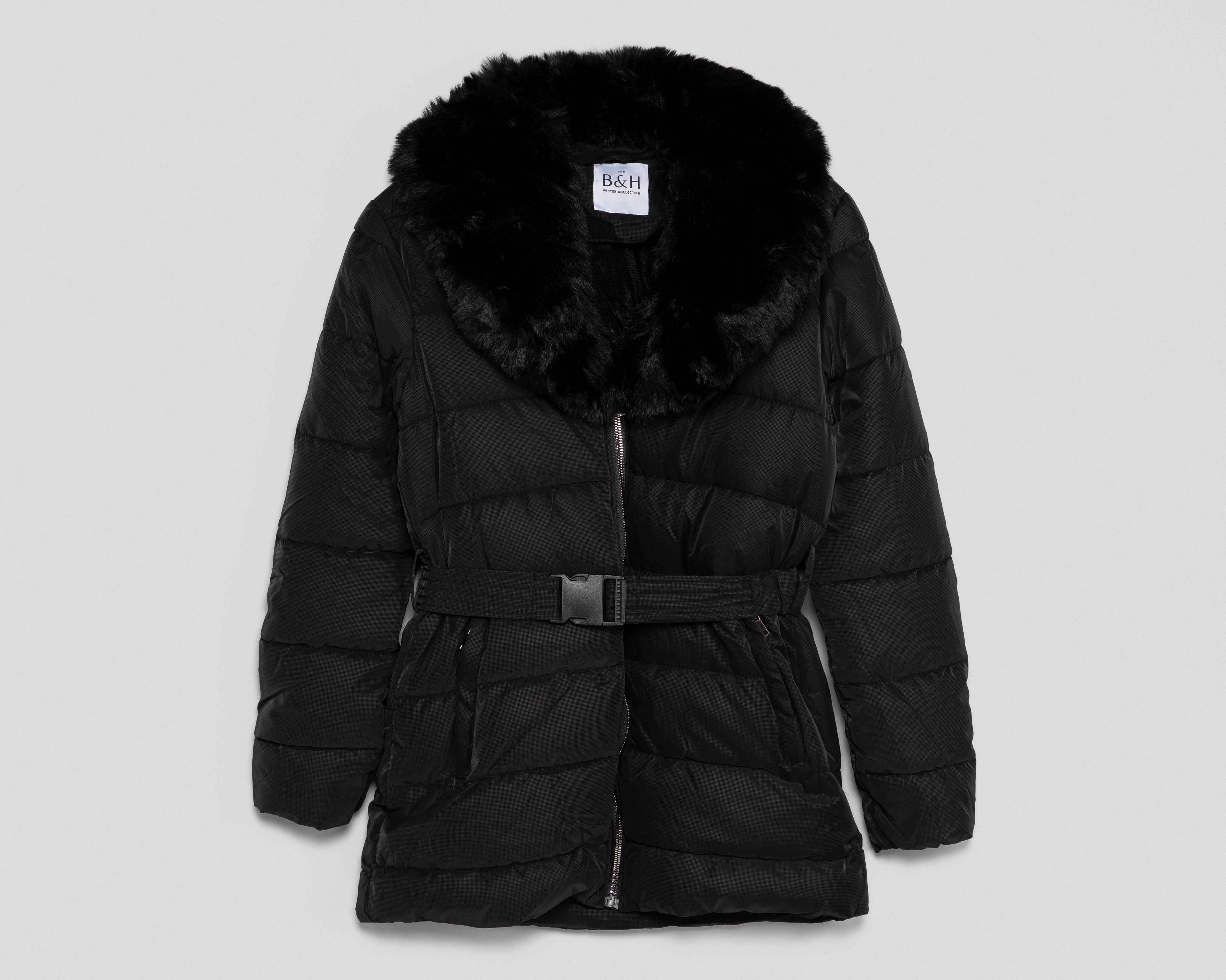 Foto 2 pulgar | Foto 1 | Chamarra Capitonada B&H para Mujer