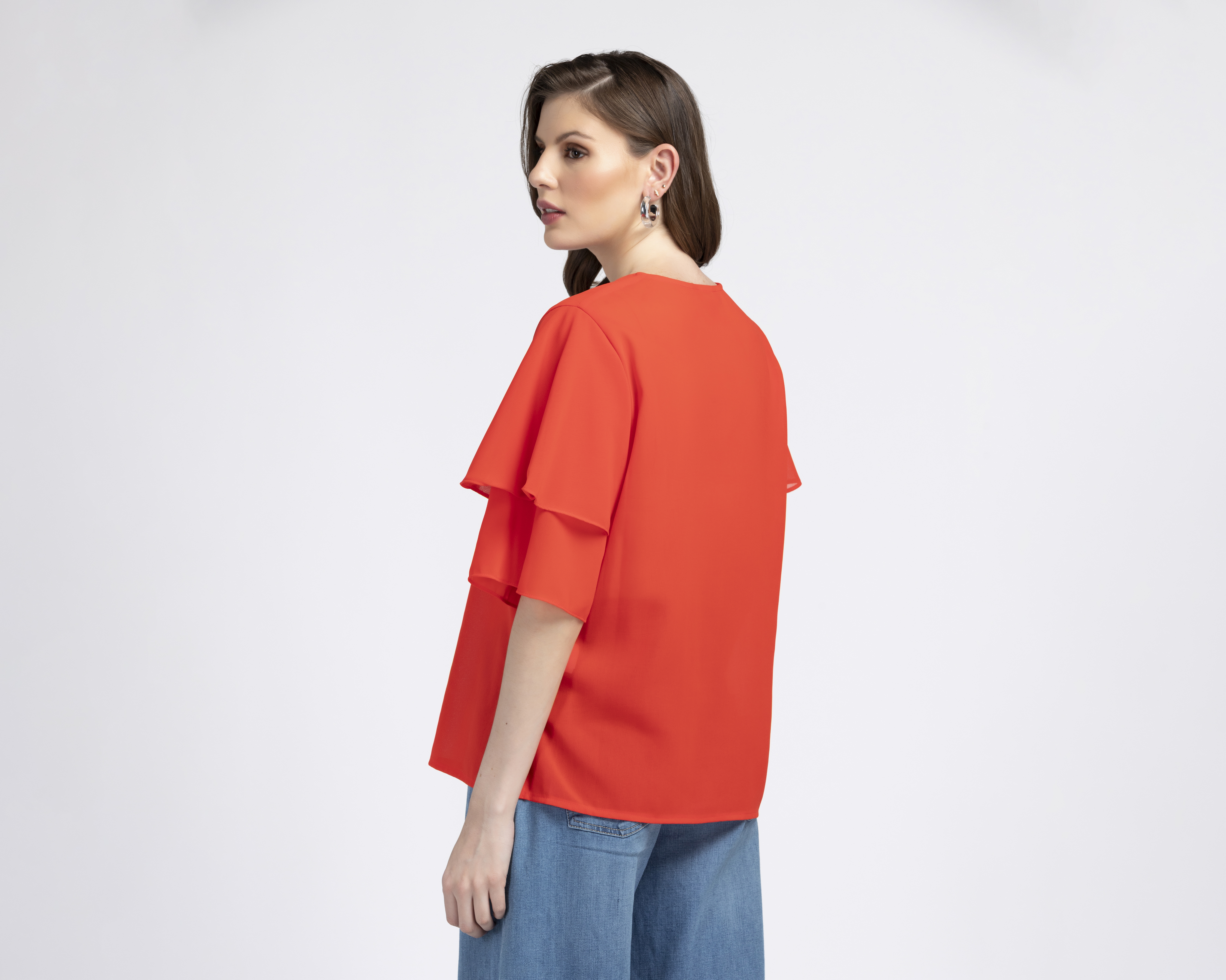Foto 4 pulgar | Foto 3 | Blusa Manga Corta Sahara para Mujer
