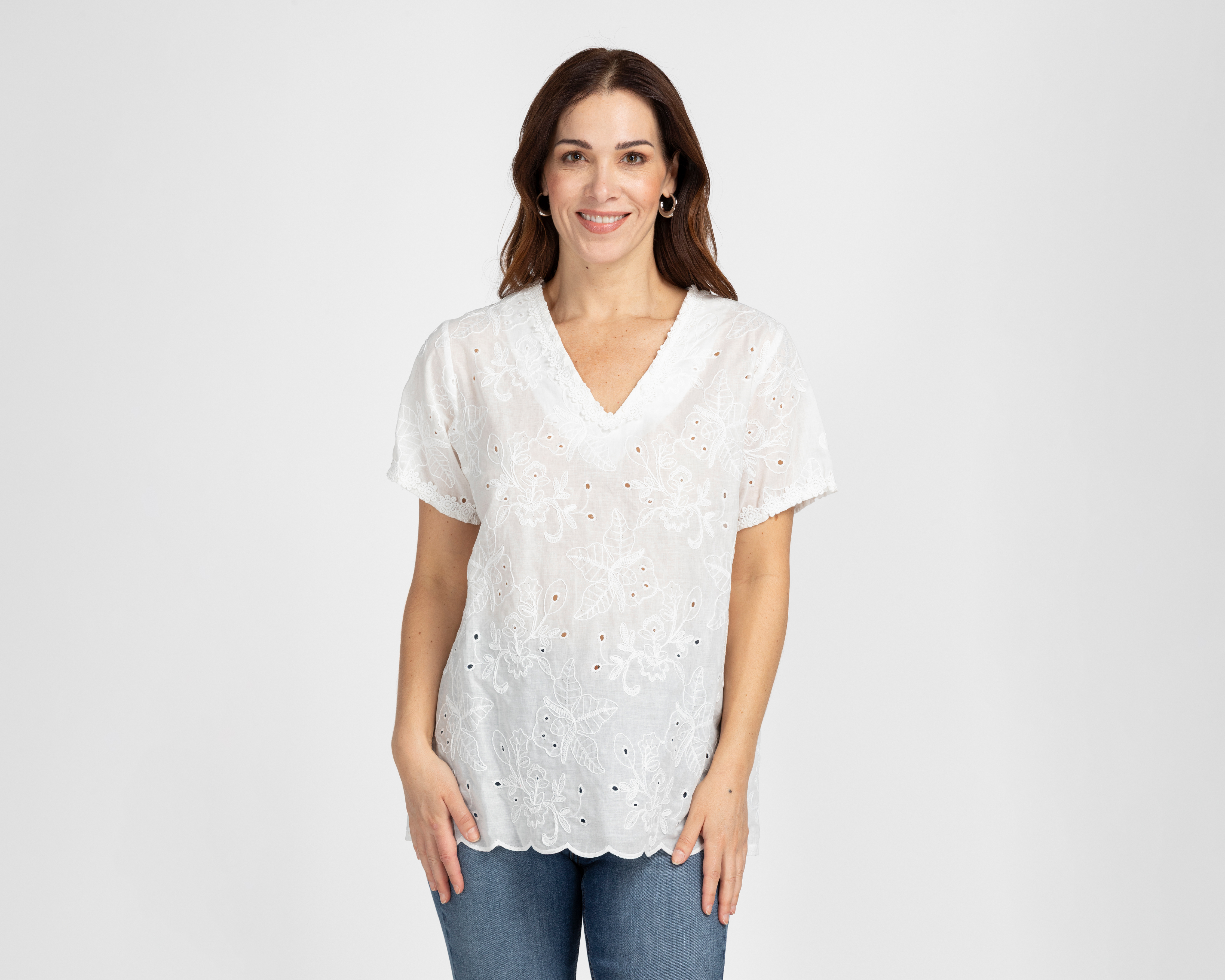 Blusa Lady Sun con Bordado para Mujer