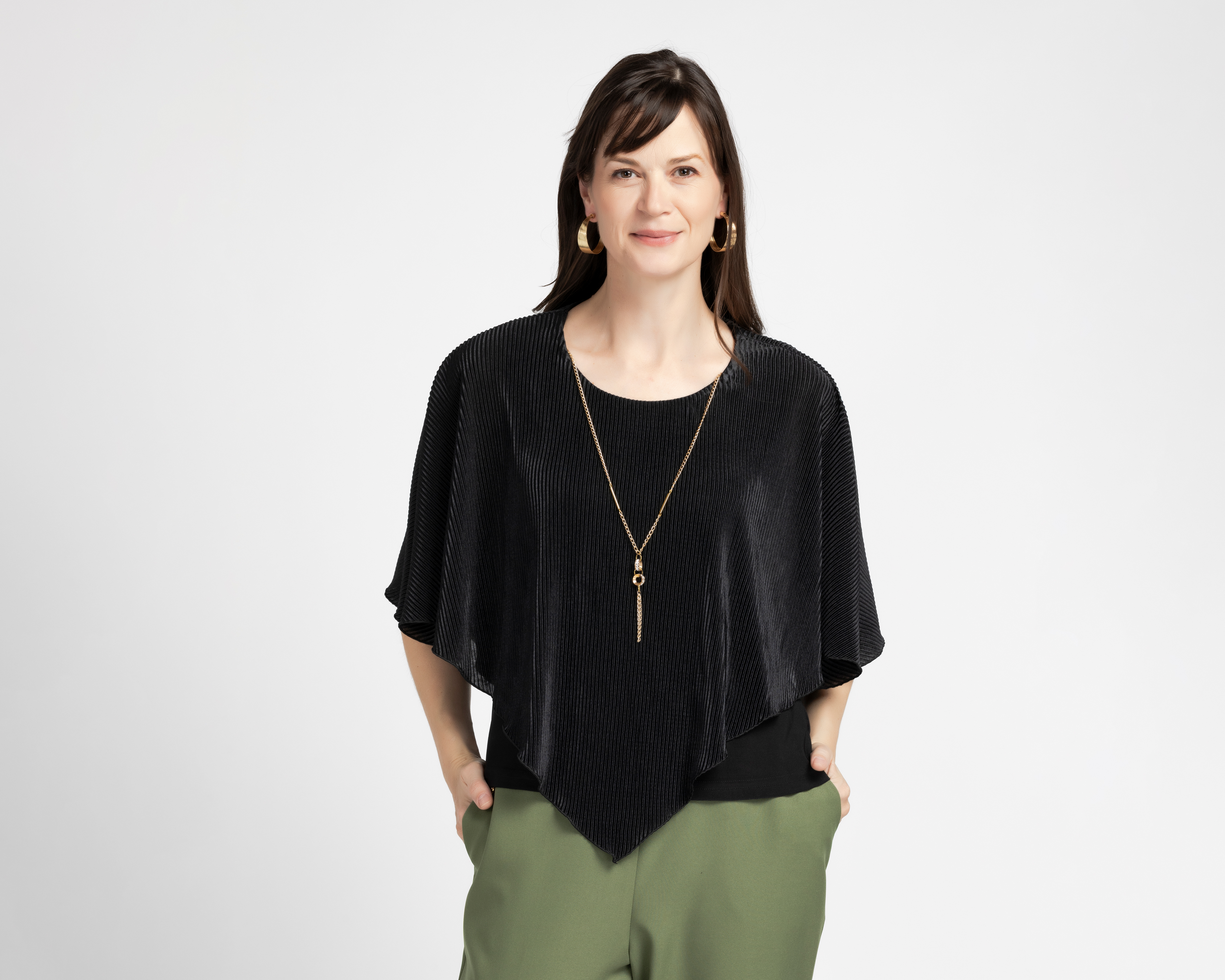 Blusa Sahara con Collar para Mujer