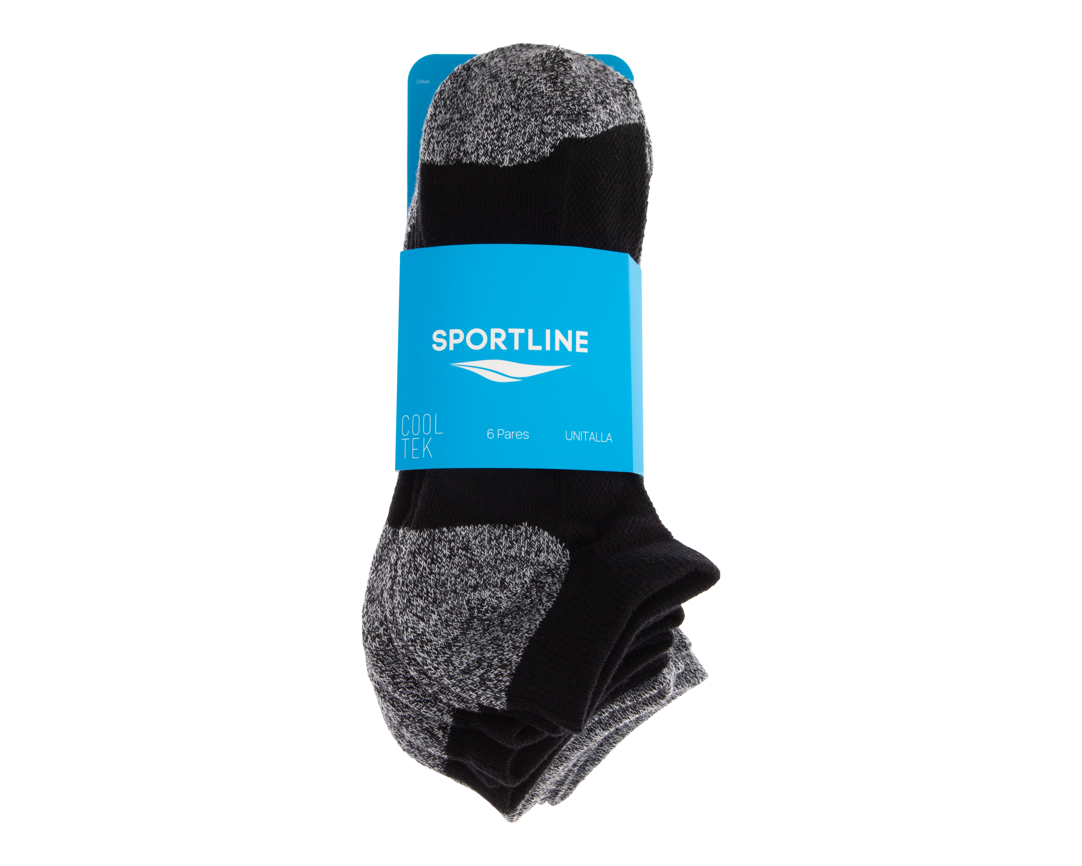 Foto 4 pulgar | Foto 3 | Calcetas Deportivas Sportline para Mujer 6 Pares