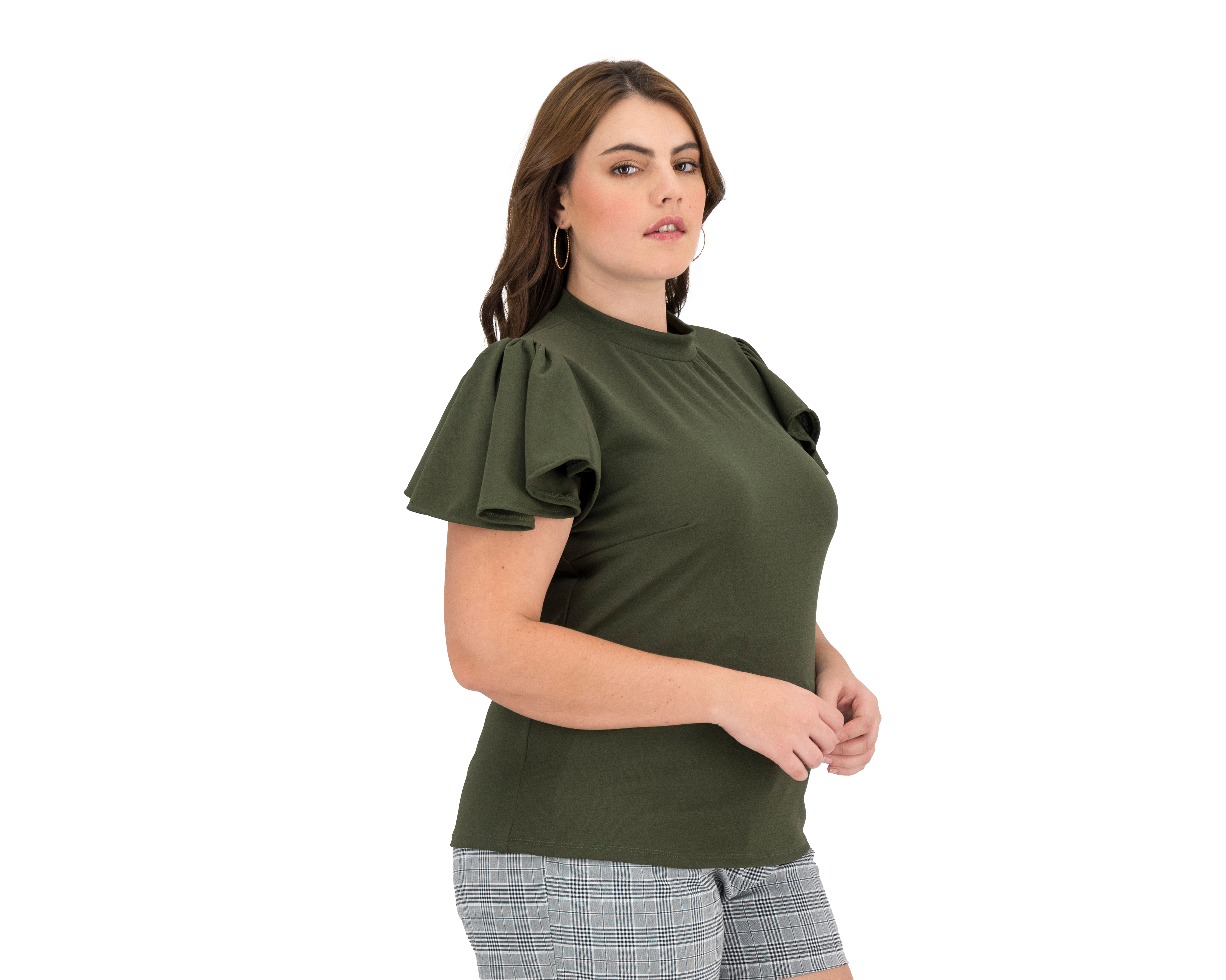 Foto 1 | Foto 1 | Blusa Sahara Manga Corta con Olanes