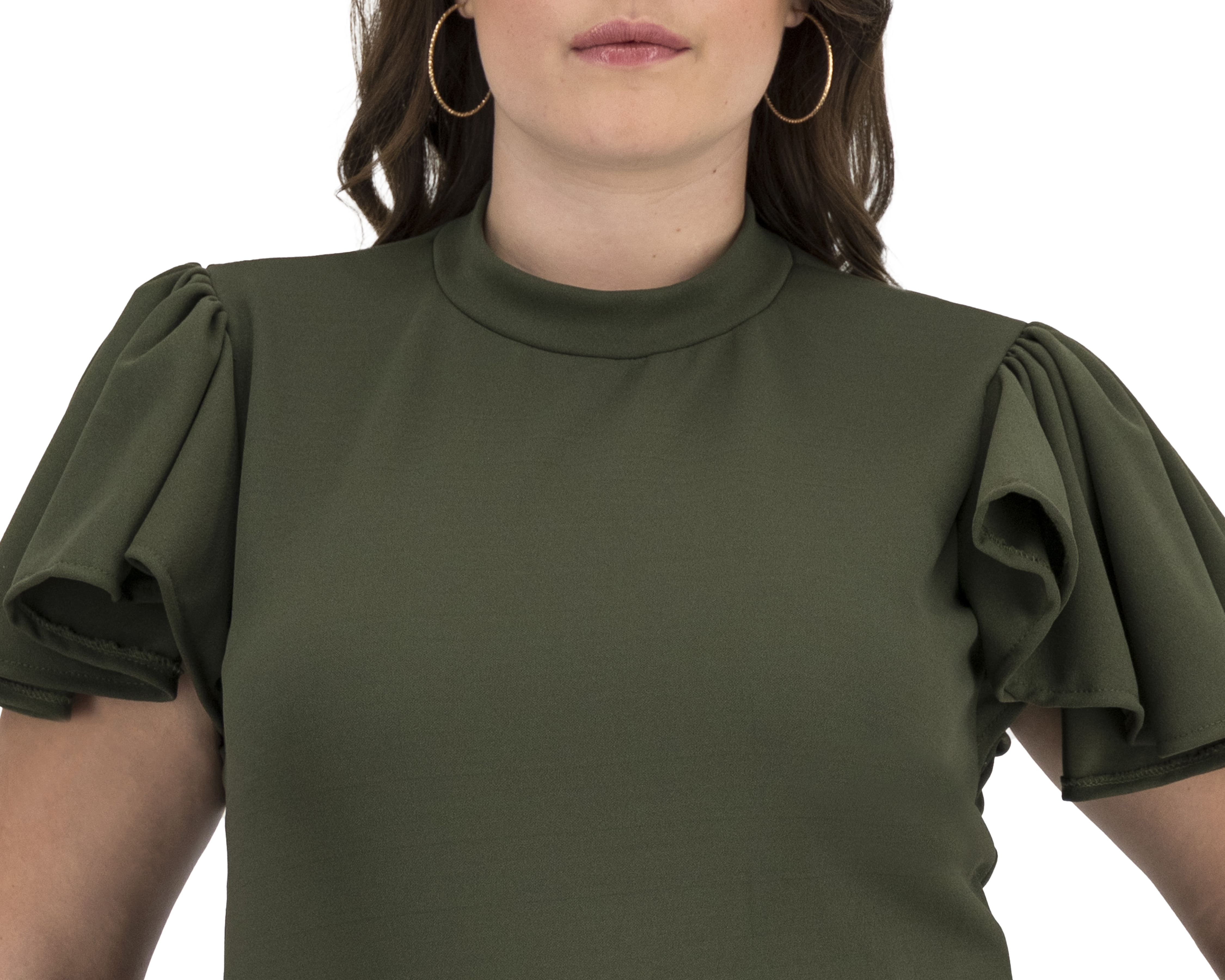 Foto 4 | Foto 4 | Blusa Sahara Manga Corta con Olanes