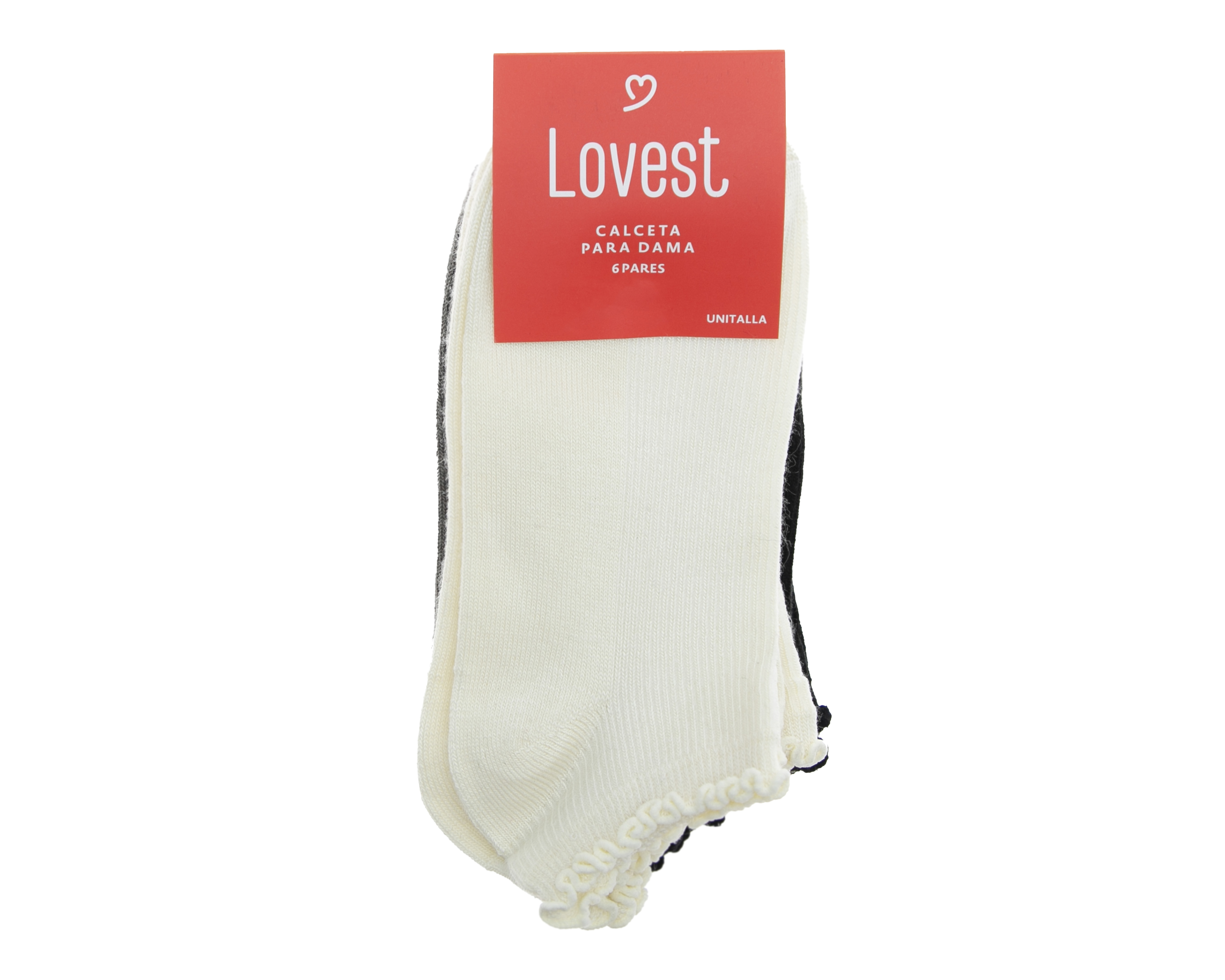 Foto 4 pulgar | Foto 3 | Calcetas de Moda Lovest para Mujer 6 Pares