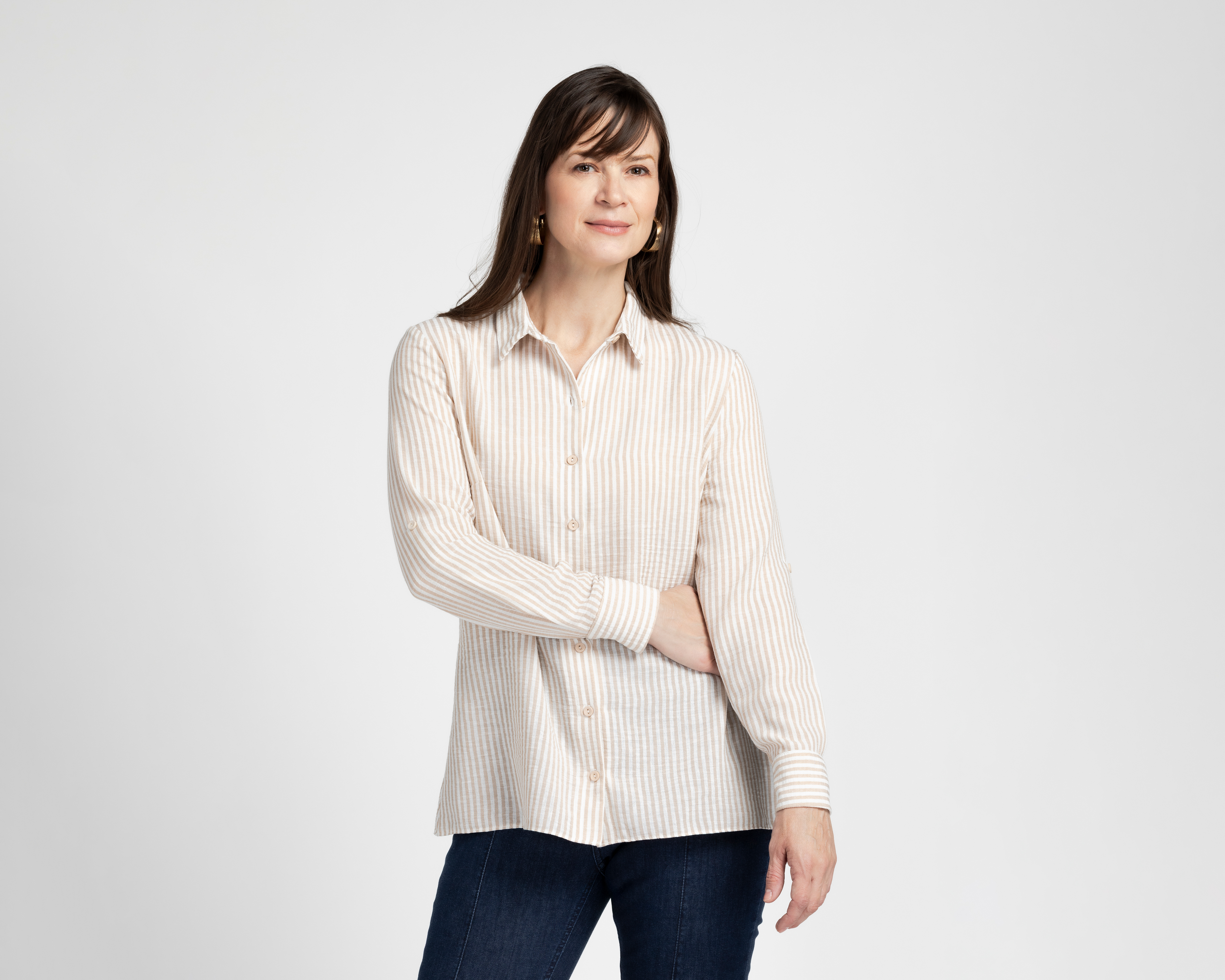 Blusa Manga Larga Sahara para Mujer