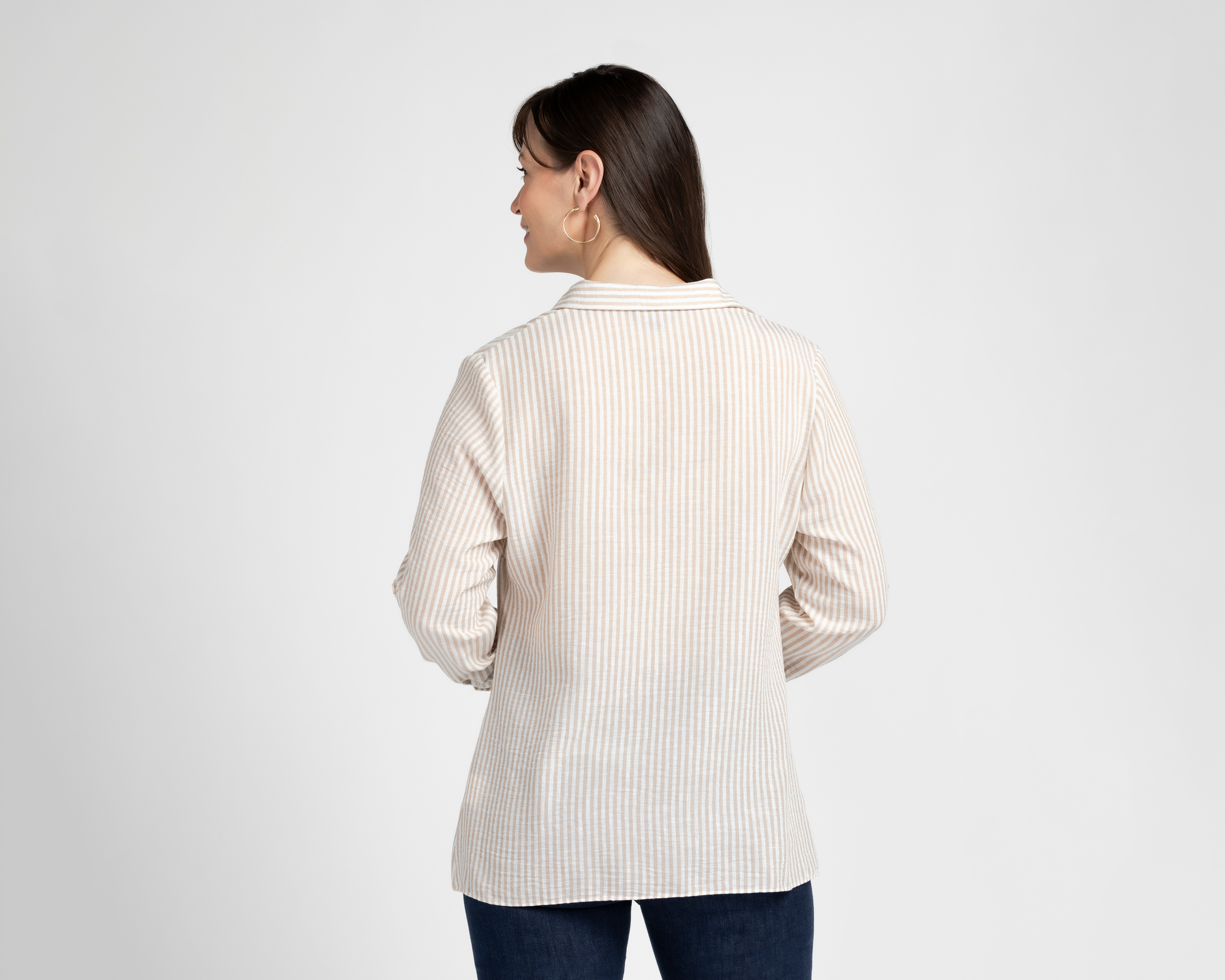 Foto 4 pulgar | Foto 3 | Blusa Manga Larga Sahara para Mujer