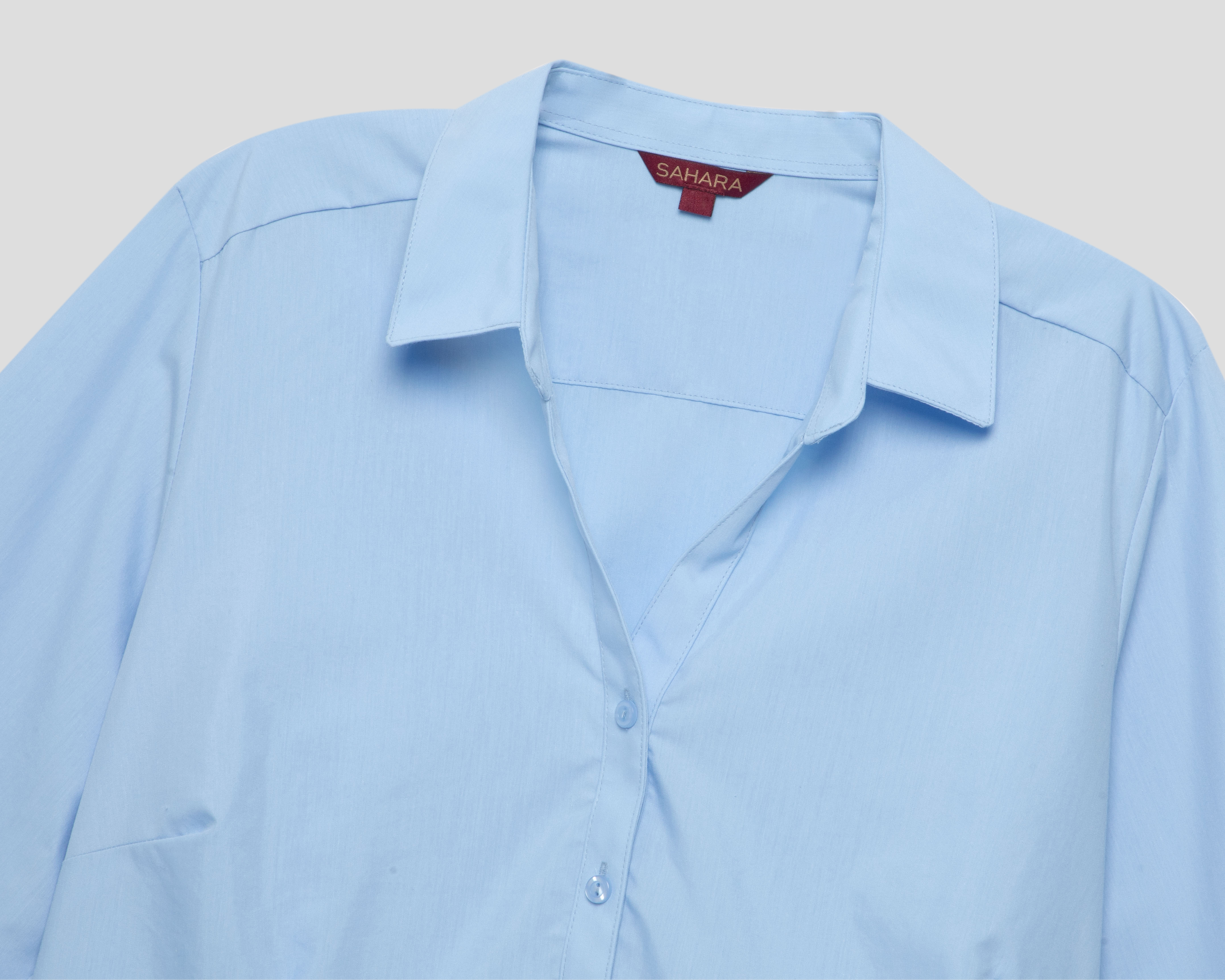 Foto 4 pulgar | Foto 3 | Blusa Azul Sahara para Mujer