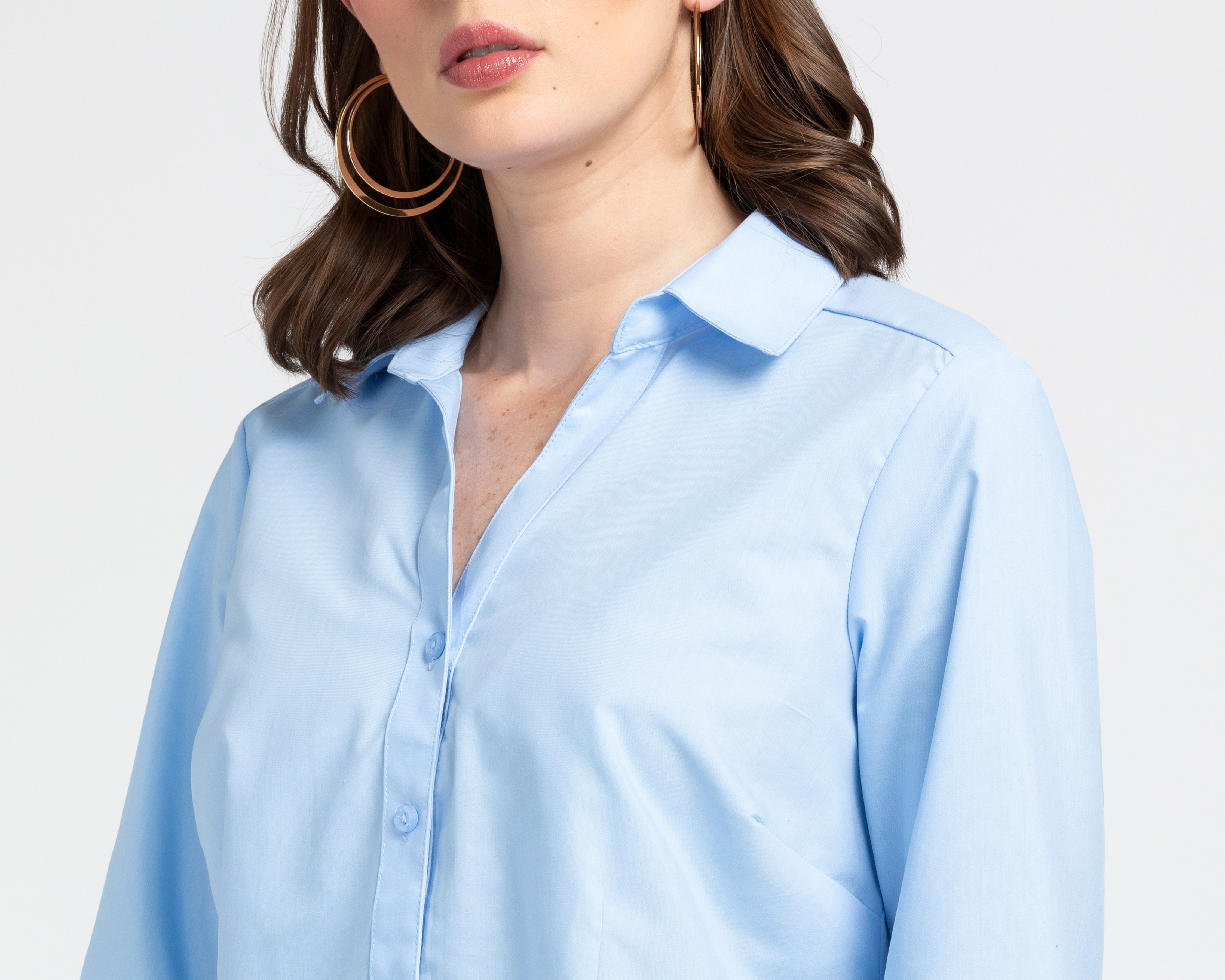 Foto 5 pulgar | Foto 4 | Blusa Azul Sahara para Mujer