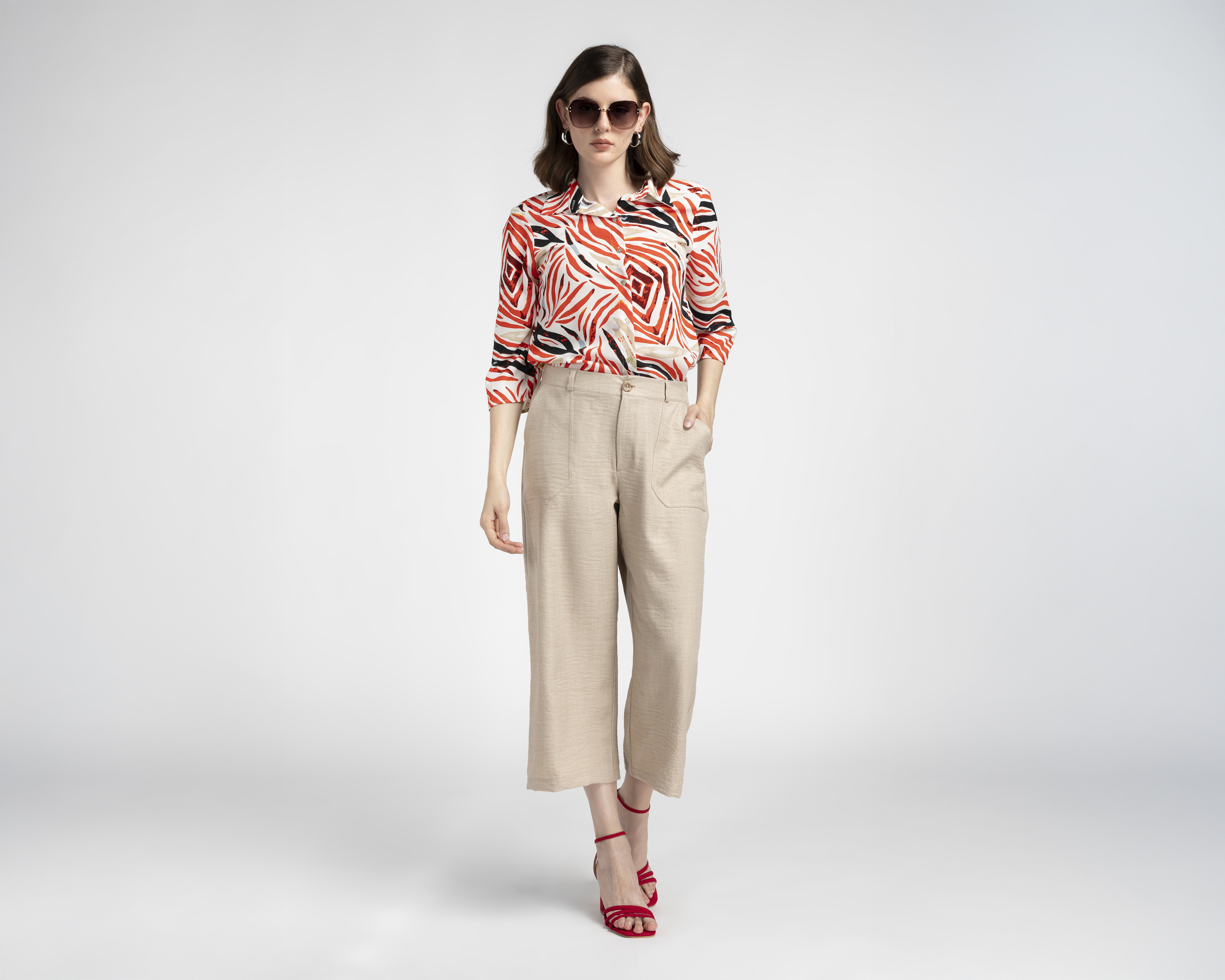 Foto 3 pulgar | Foto 2 | Blusa Manga Larga Sahara para Mujer