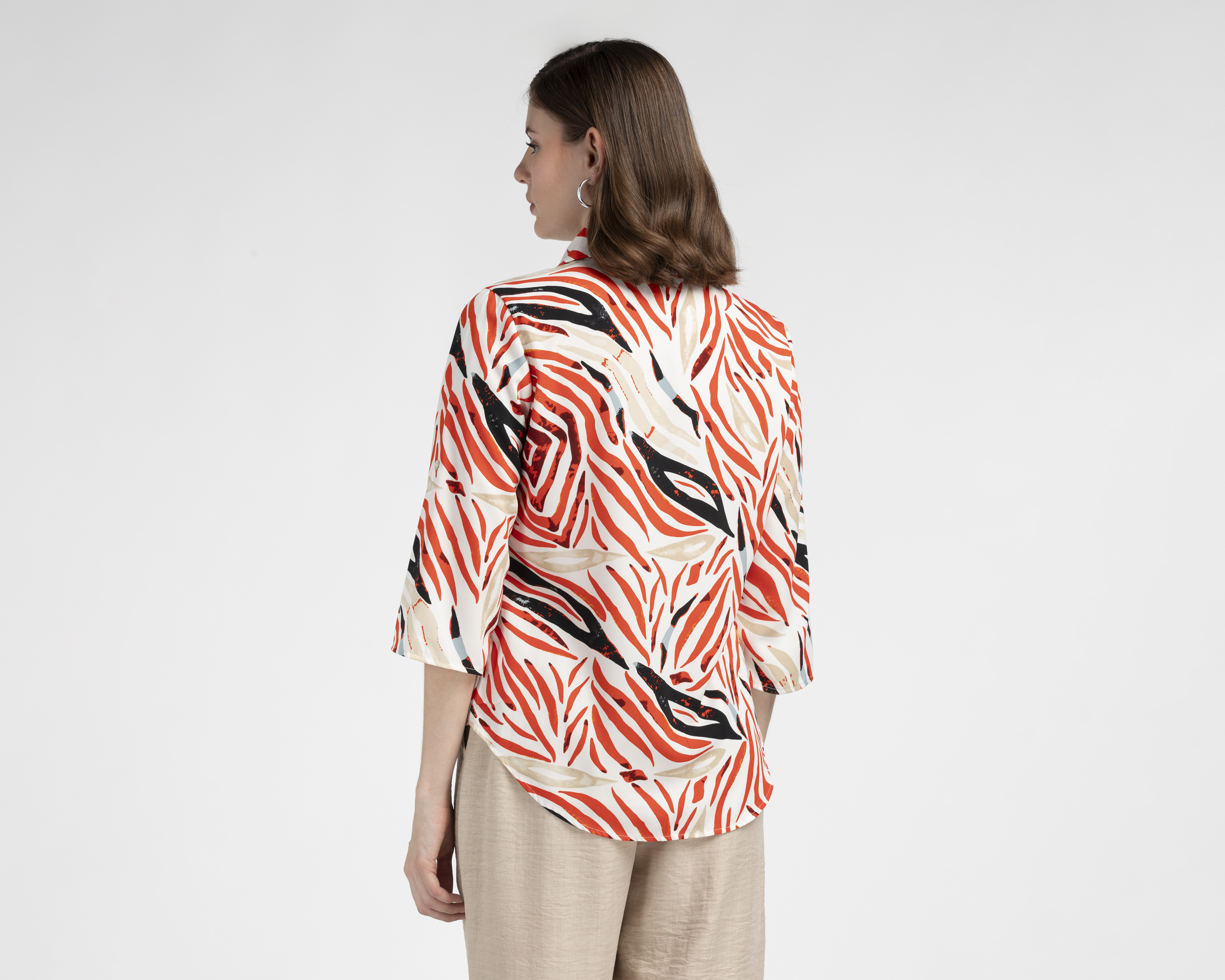 Foto 4 pulgar | Foto 3 | Blusa Manga Larga Sahara para Mujer