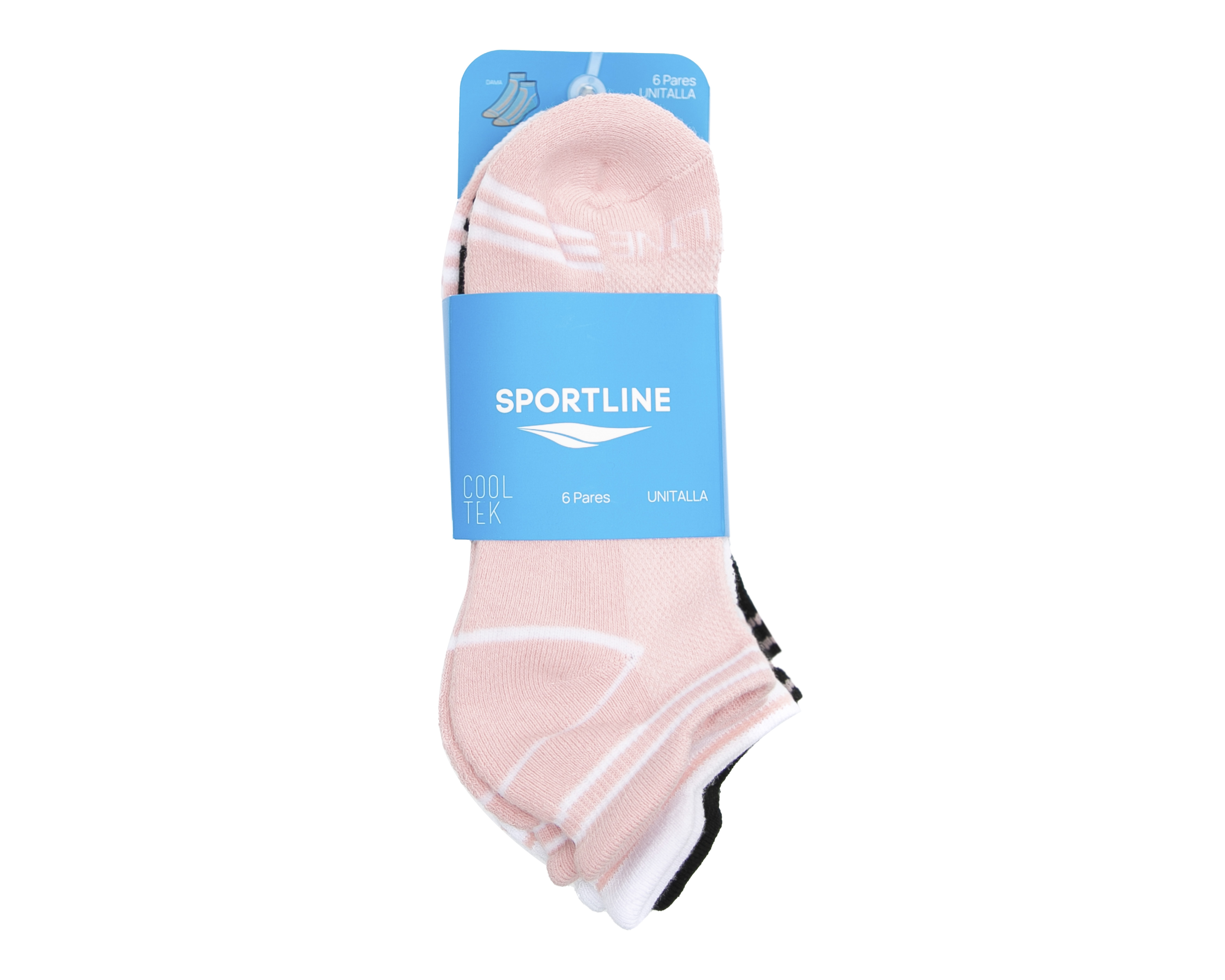 Foto 4 pulgar | Foto 3 | Calcetas Deportivas Sportline para Mujer 6 Pares