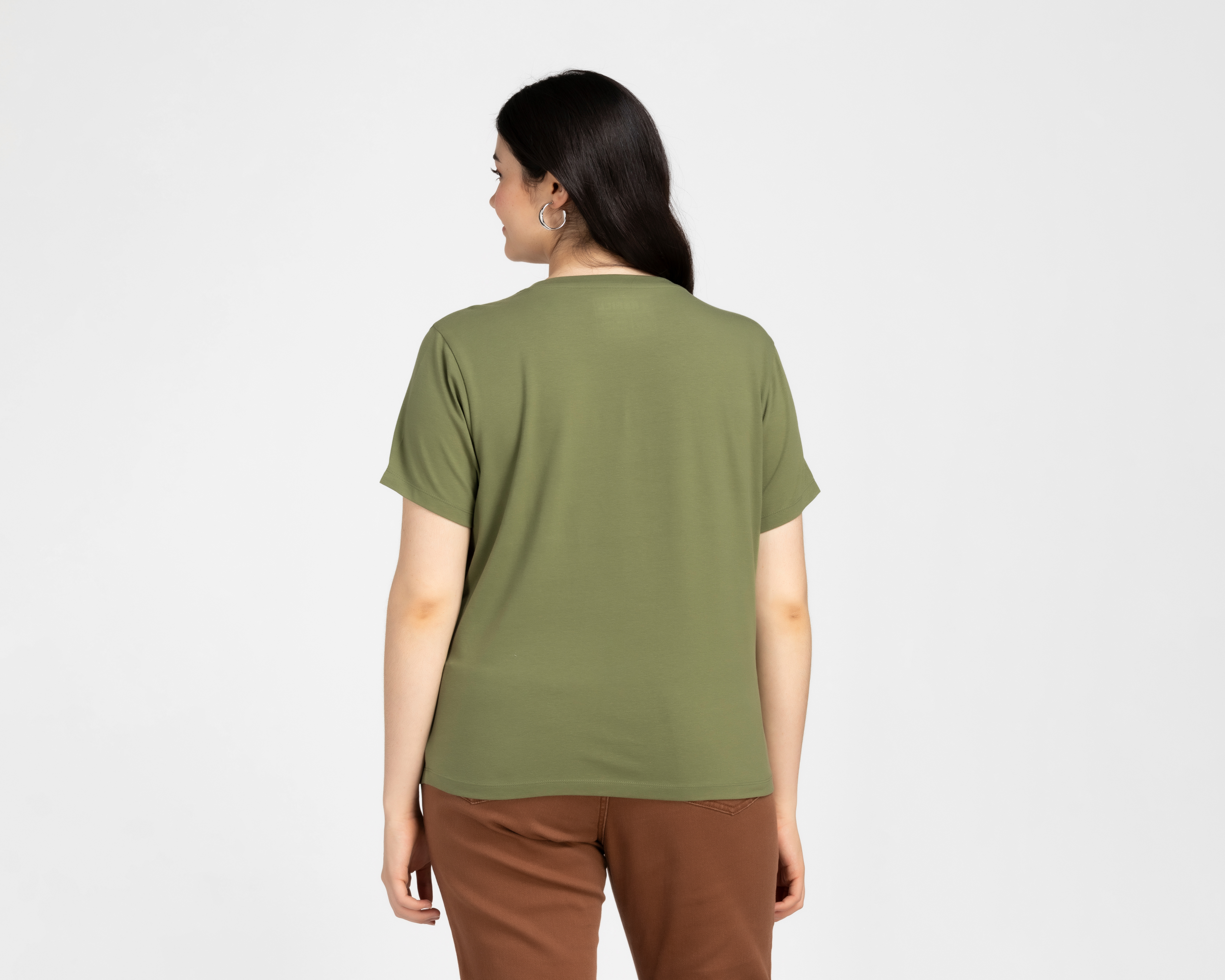 Foto 7 pulgar | Foto 6 | Playera Refill Verde para Mujer