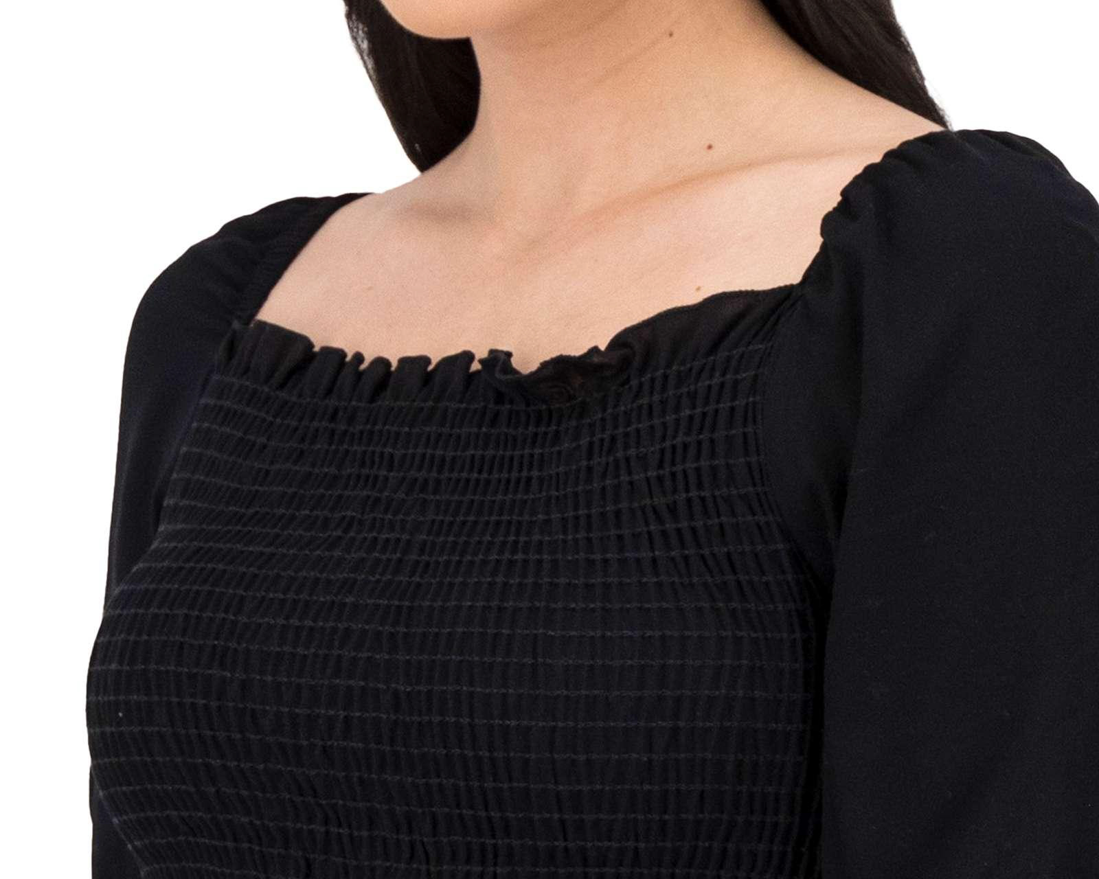 Foto 5 pulgar | Foto 4 | Blusa Sahara Manga 3/4 con Holán