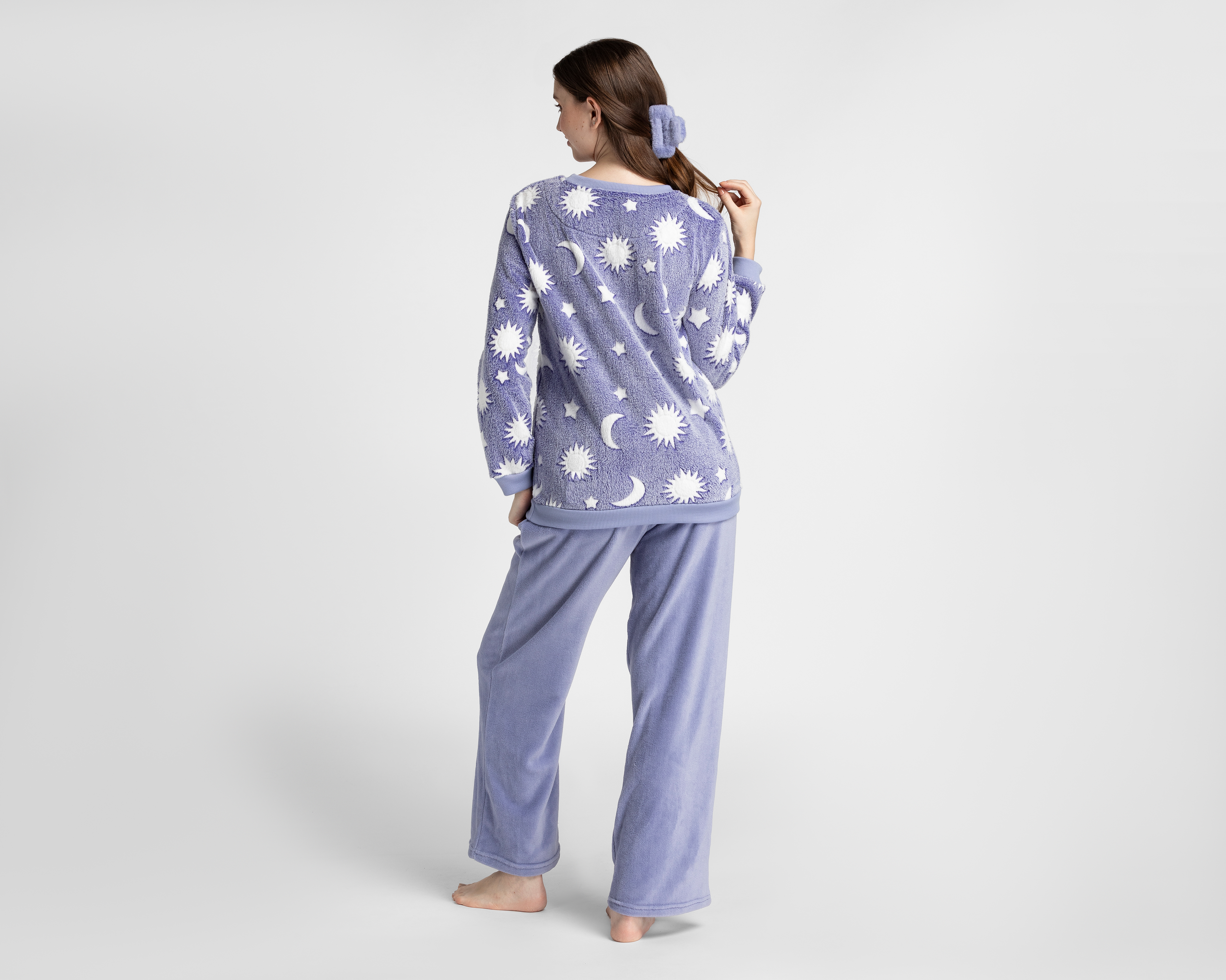 Foto 4 pulgar | Foto 3 | Pijama Lovest para Mujer 3 Piezas