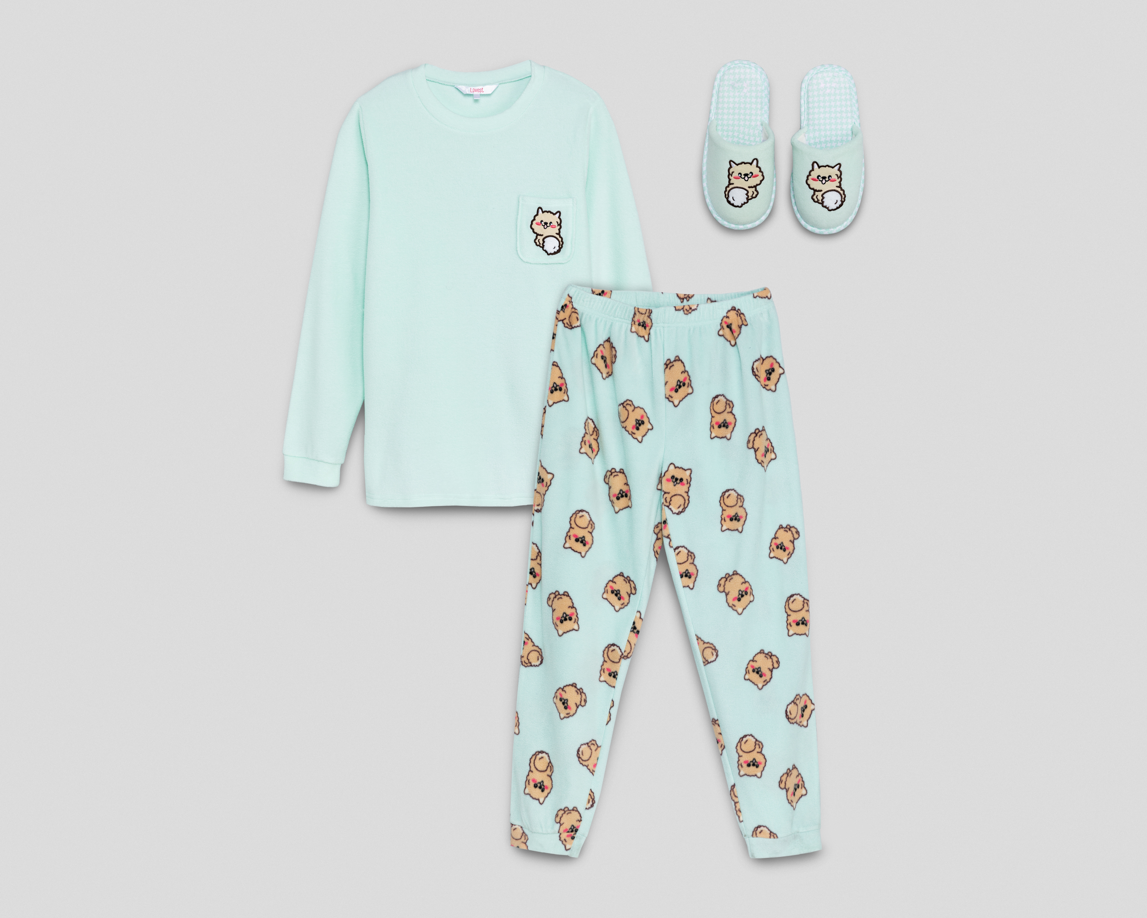 Foto 1 | Foto 1 | Pijama Lovest para Mujer 3 Piezas