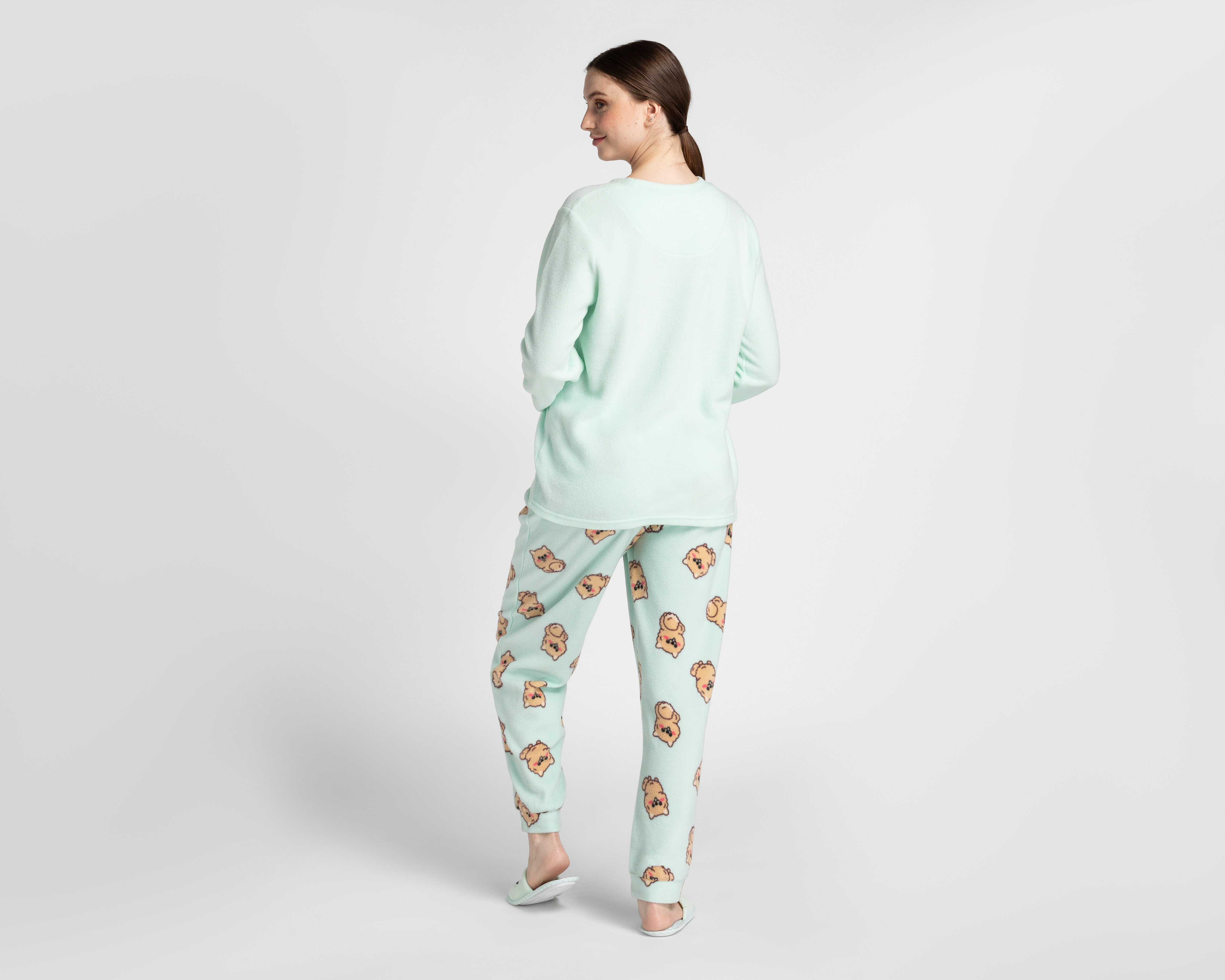 Foto 4 pulgar | Foto 3 | Pijama Lovest para Mujer 3 Piezas