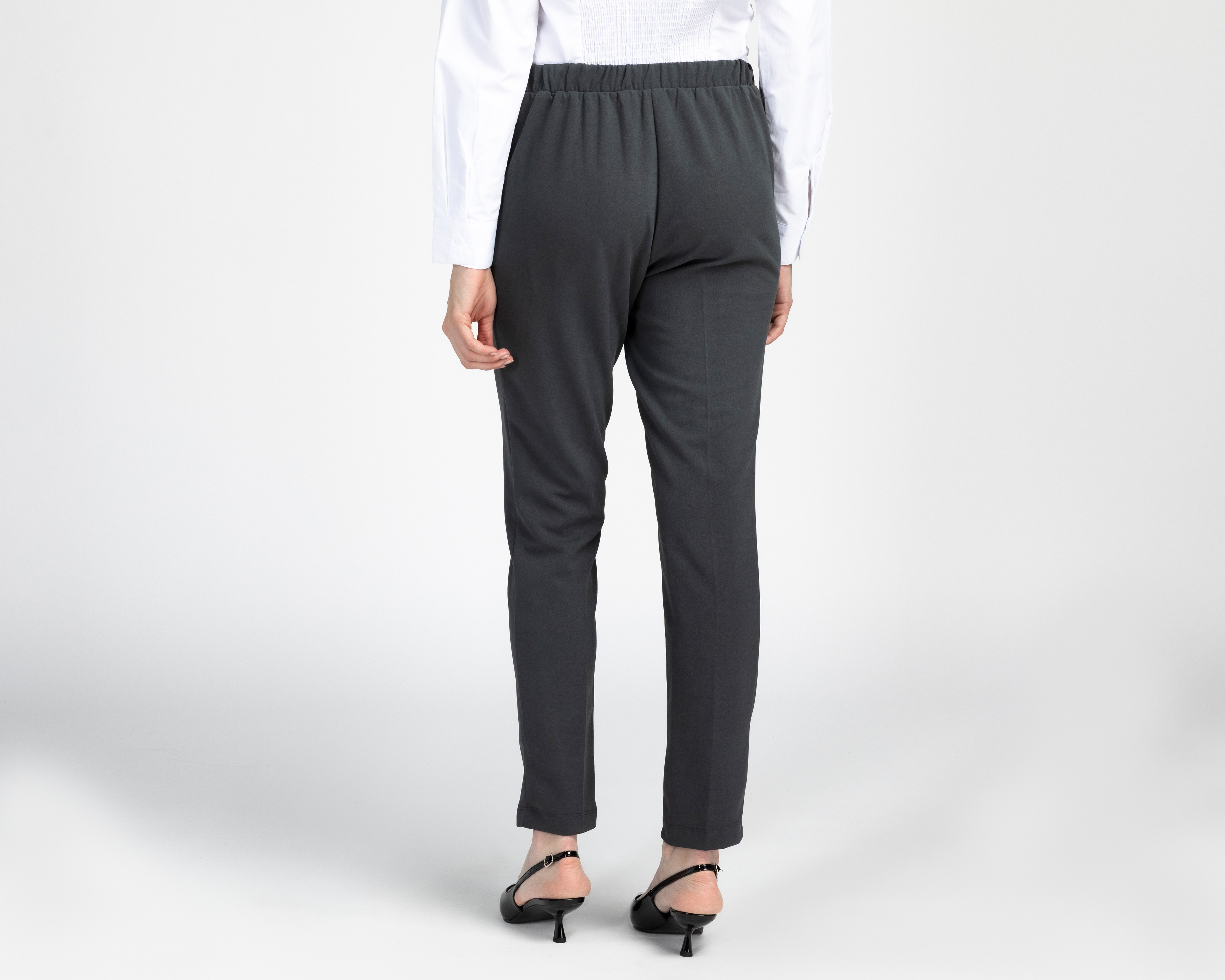 Foto 4 pulgar | Foto 3 | Pantalón de Vestir Sahara Gris para Mujer