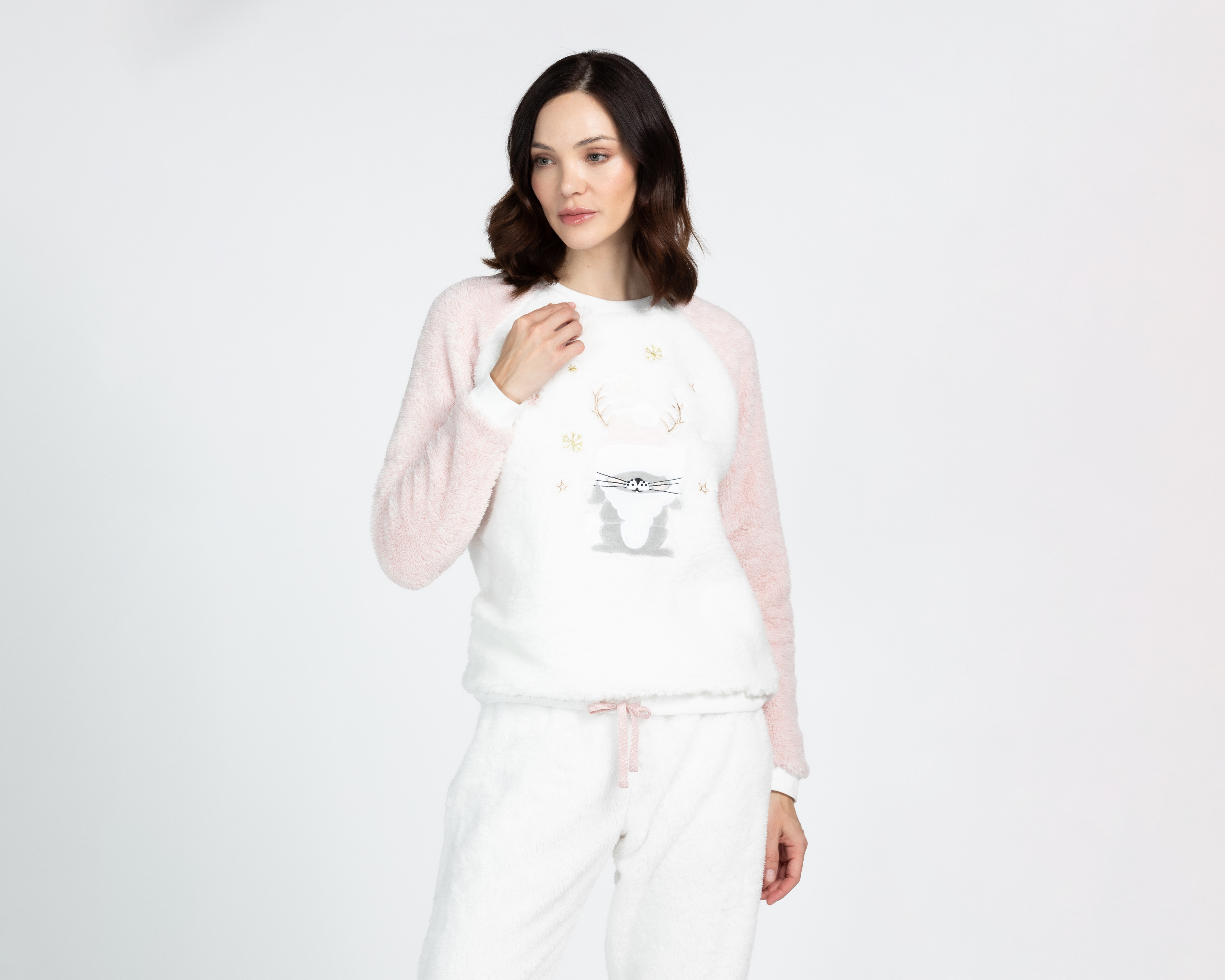 Foto 4 pulgar | Foto 3 | Pijama Lovest para Mujer 2 Piezas