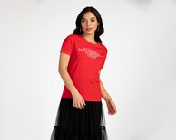 Playera Refill Estampada para Mujer