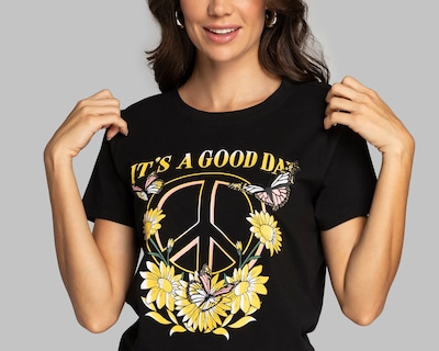 Foto 4 | Foto 4 | Playera Thinner Estampada para Mujer