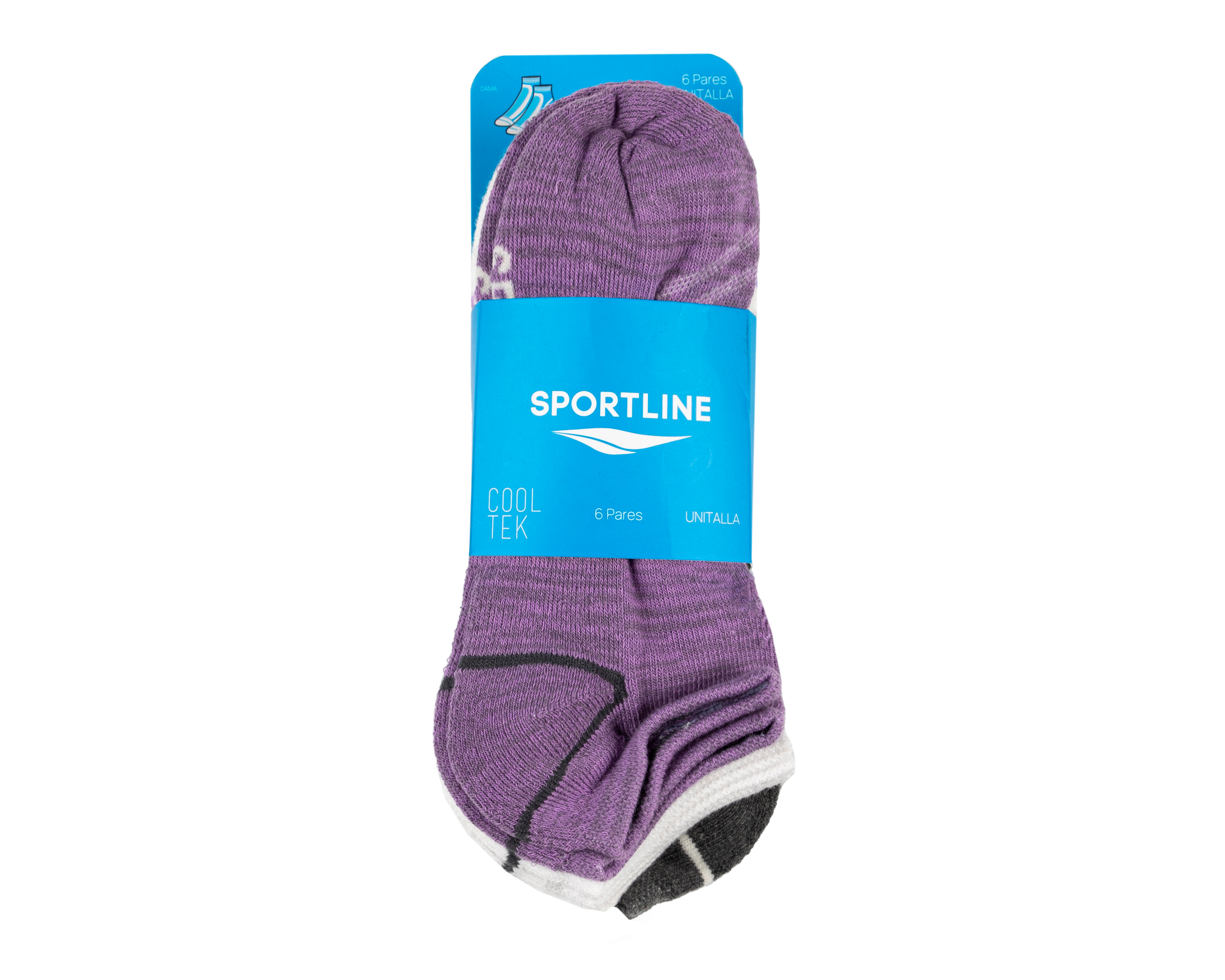 Foto 3 | Foto 3 | Calcetas Deportivas Sportline para Mujer 6 Pares