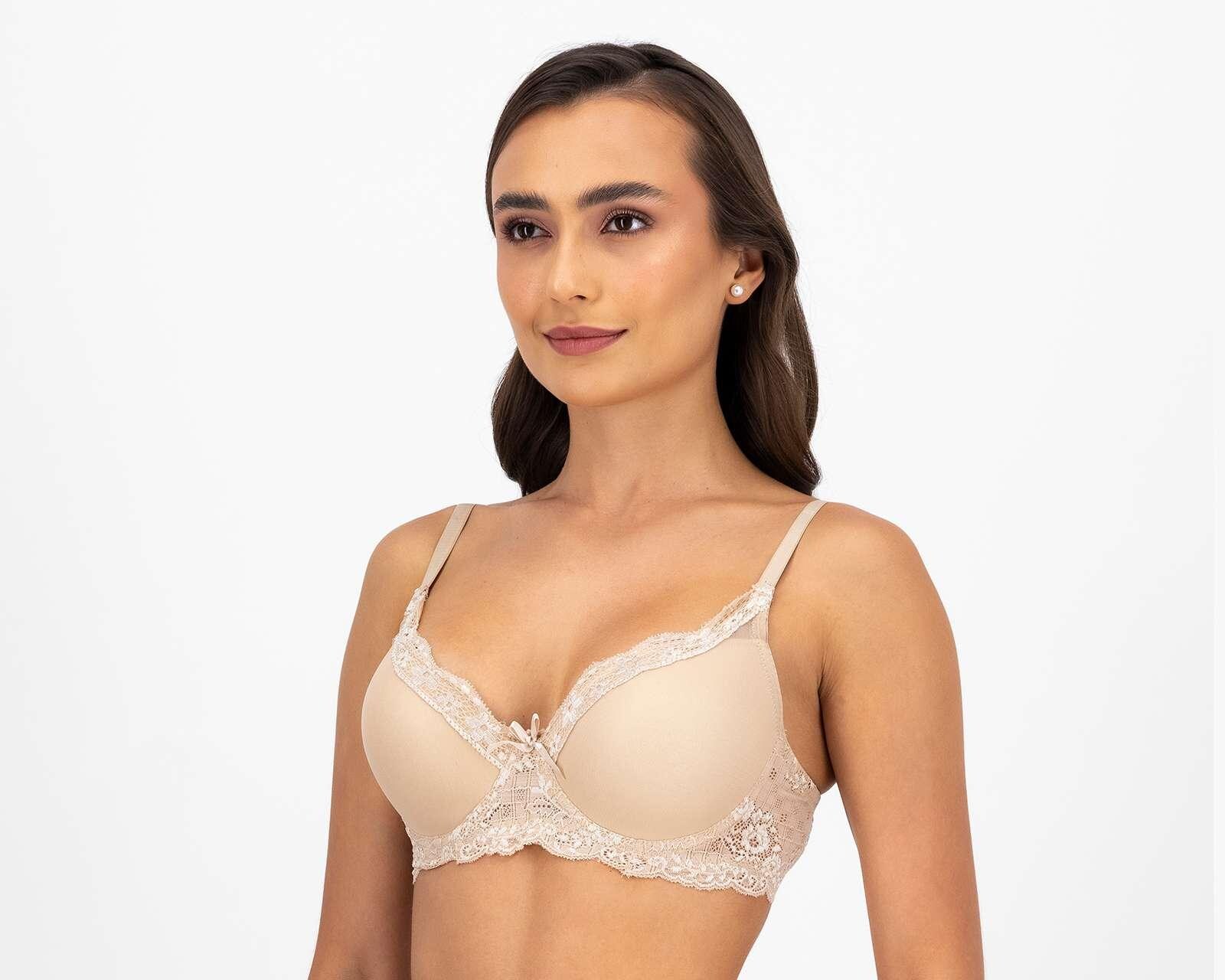 Foto 2 | Foto 2 | Brasier con Encaje Eva Tu Estilo Íntimo Copa Completa para Mujer 2 Pack