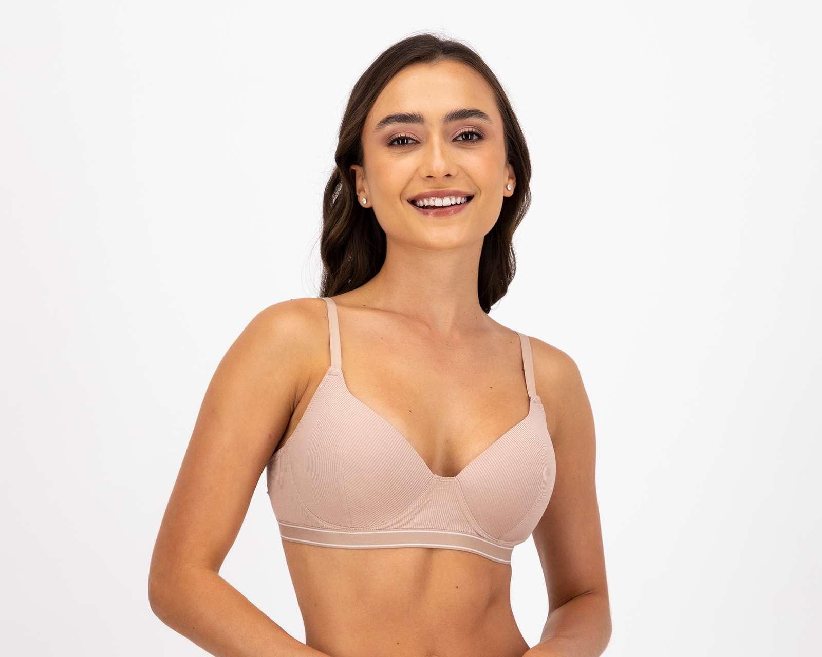 Foto 2 | Foto 2 | Brasier con Varilla Beauty Secret Media Copa para Mujer 2 Pack