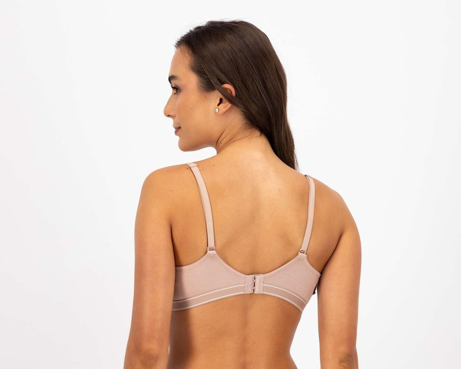 Foto 3 | Foto 3 | Brasier con Varilla Beauty Secret Media Copa para Mujer 2 Pack