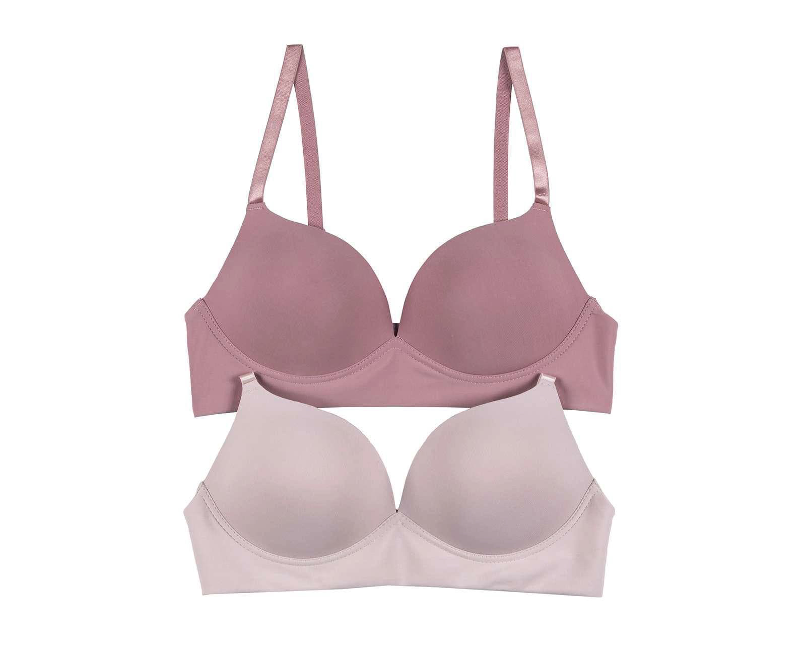 Foto 2 pulgar | Foto 1 | Brasier Eva Tu Estilo Íntimo Copa Completa para Mujer 2 Pack