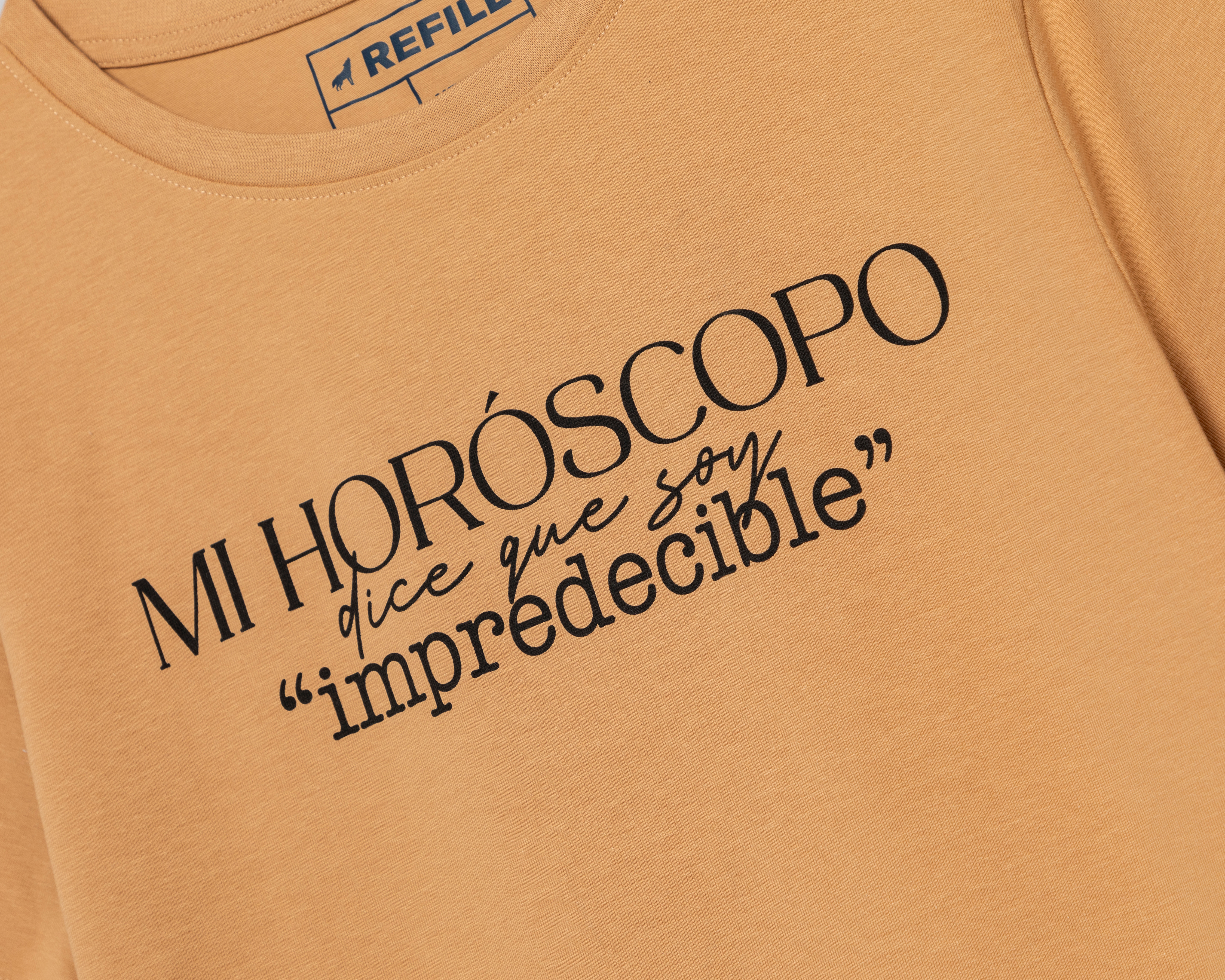 Foto 4 pulgar | Foto 3 | Playera Refill Anaranjada para Mujer