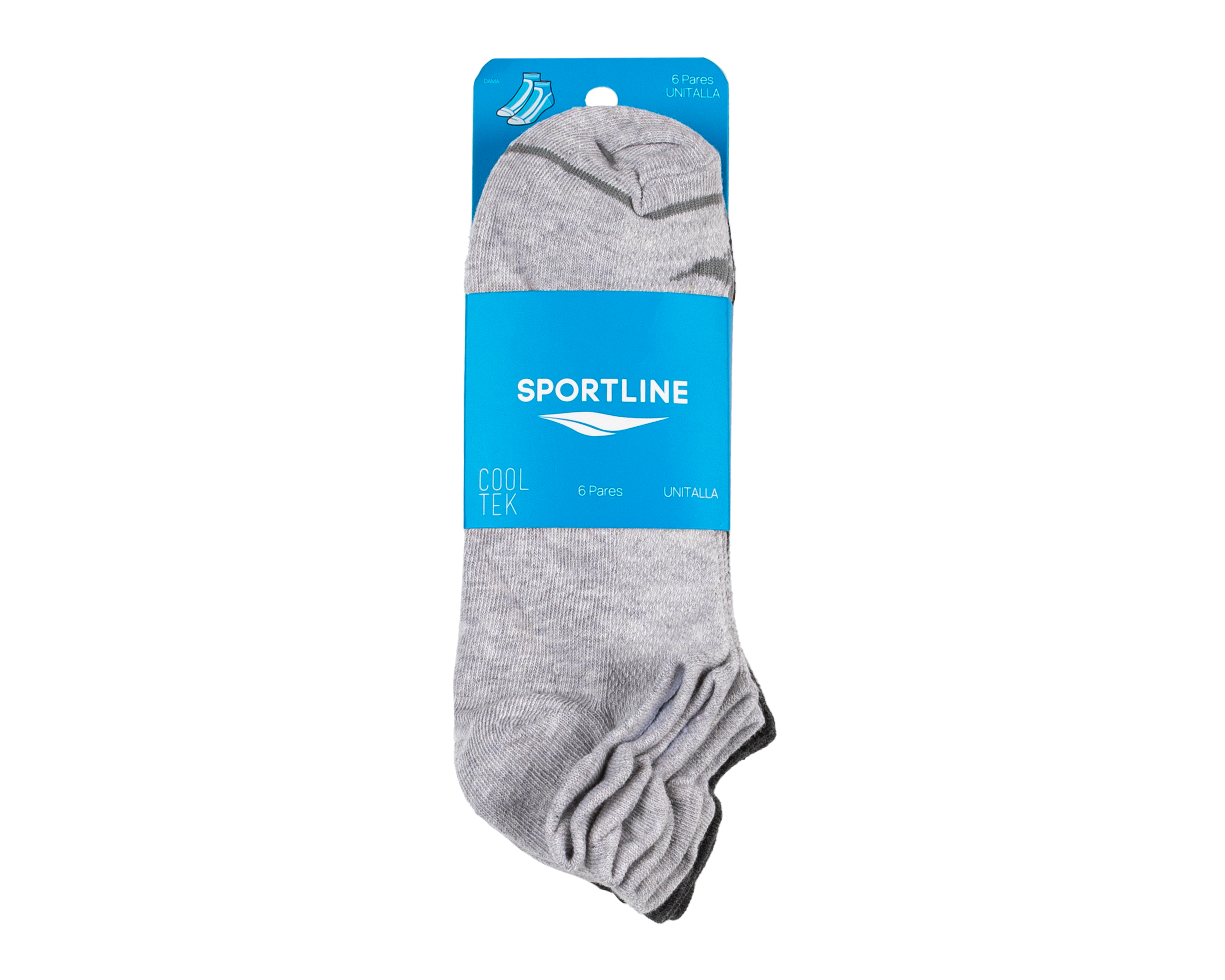 Foto 4 pulgar | Foto 3 | Calcetas Deportivas Sportline para Mujer 6 Pares