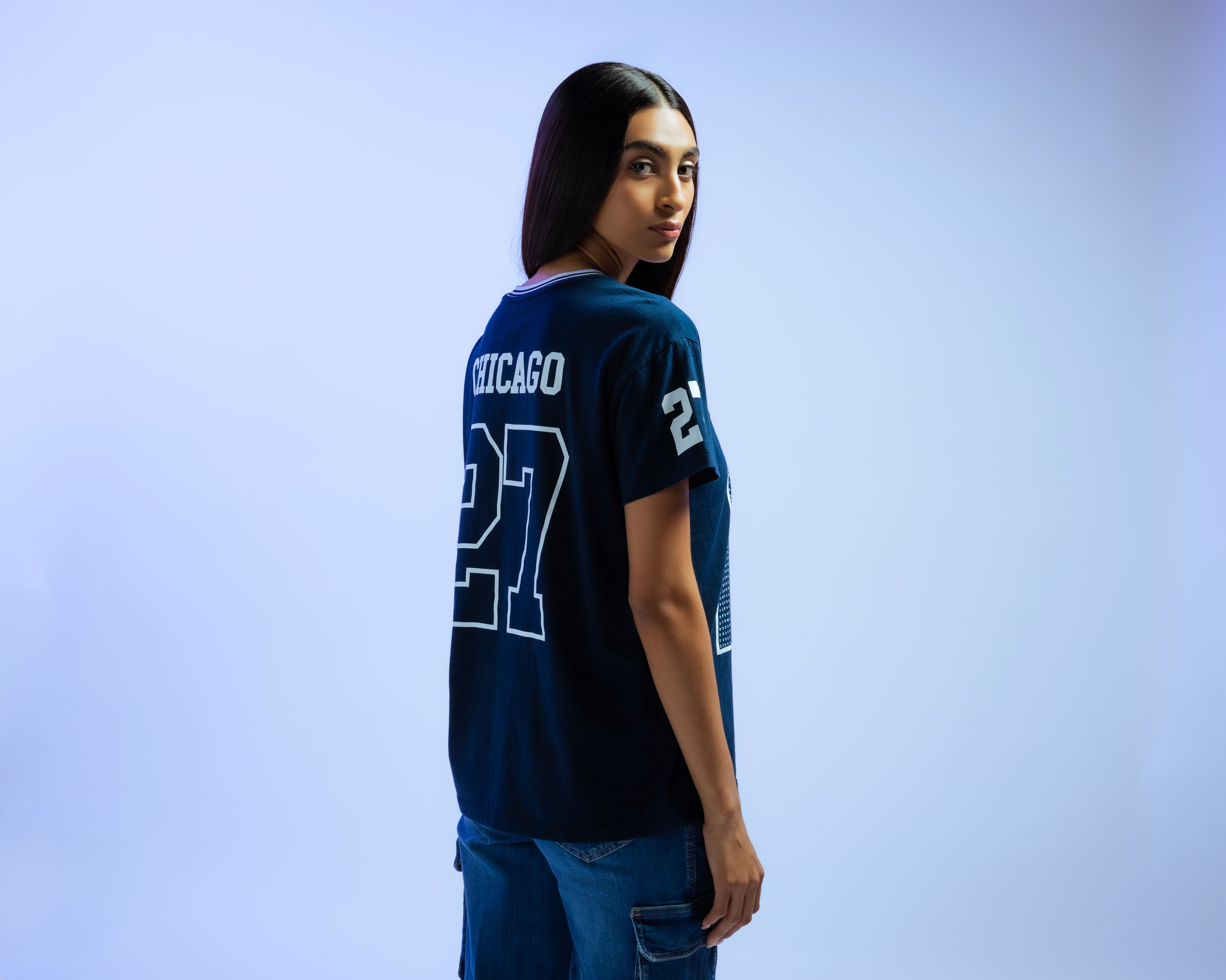 Foto 4 pulgar | Foto 3 | Playera Cuello V Strona Juvenil