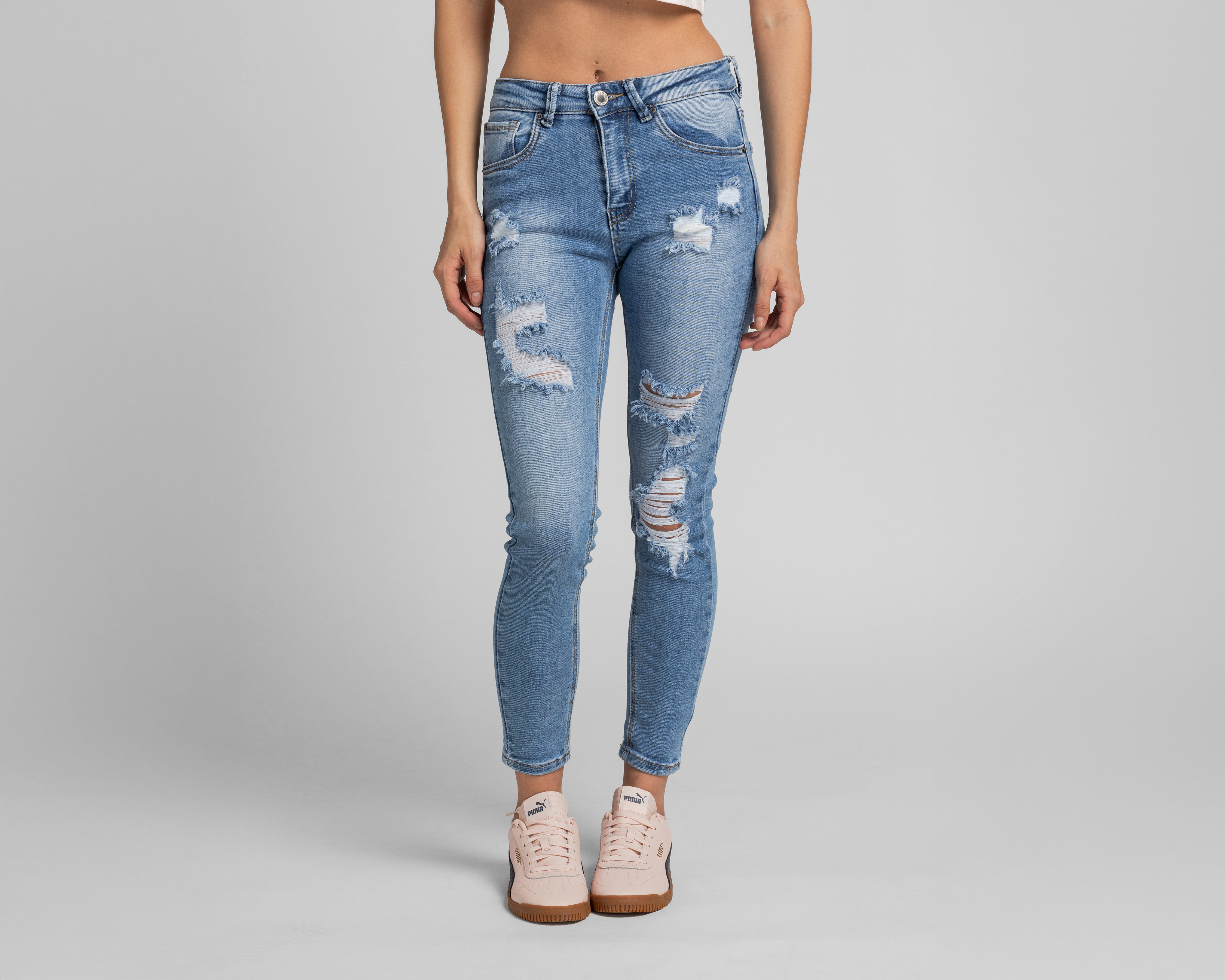 Foto 2 pulgar | Foto 1 | Jeans Skinny NYD para Mujer