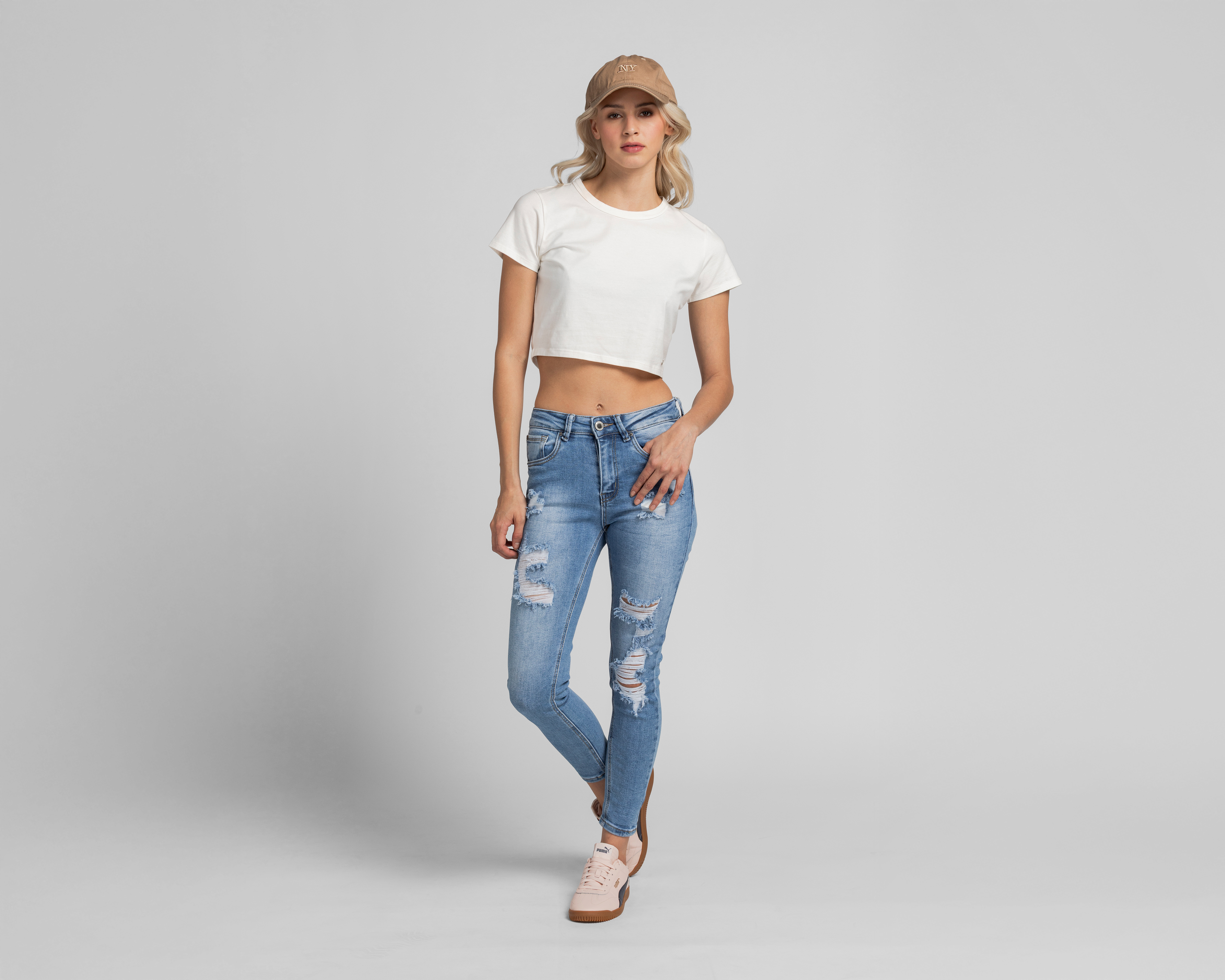 Foto 3 pulgar | Foto 2 | Jeans Skinny NYD para Mujer