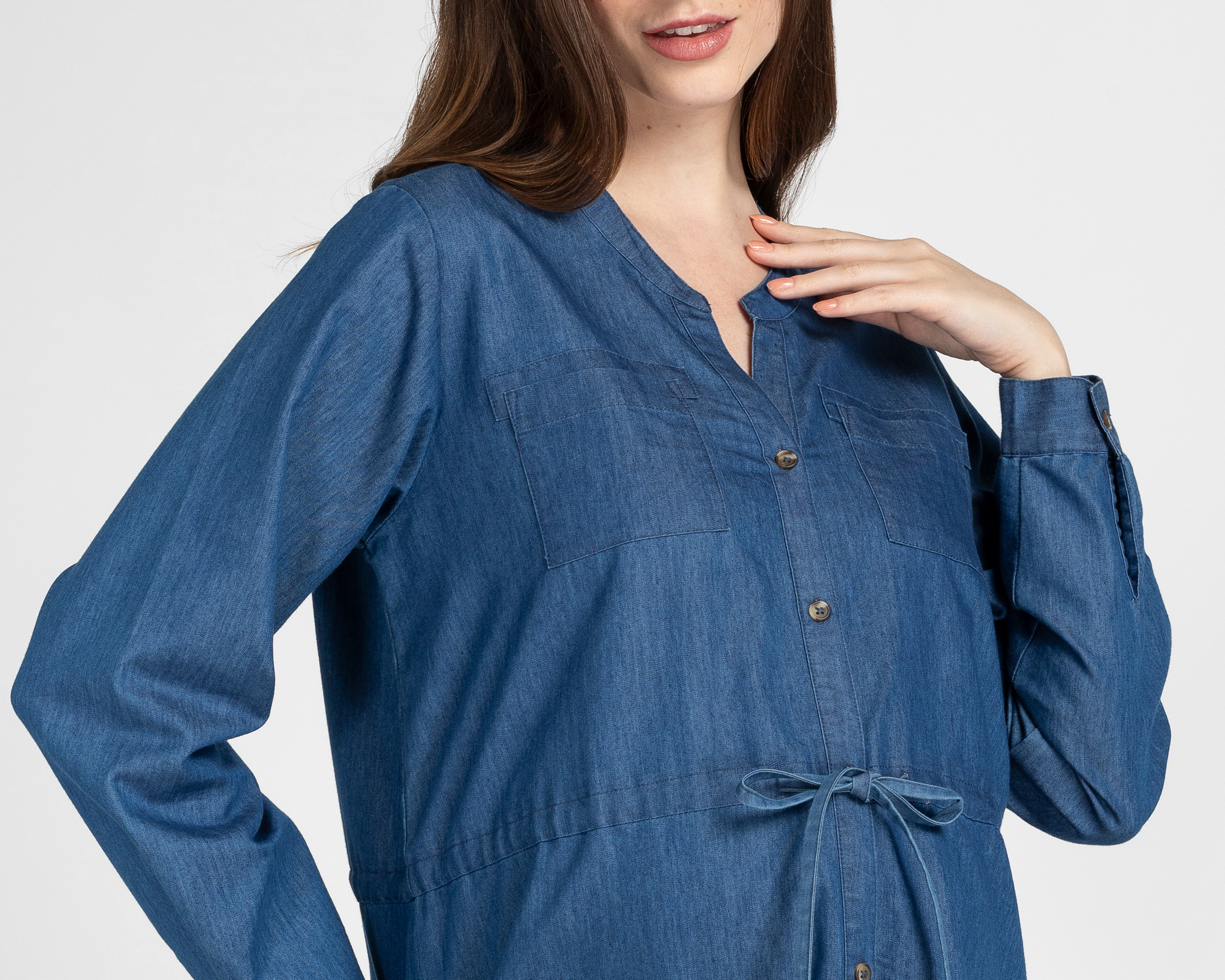 Foto 4 | Foto 4 | Vestido de Maternidad Mamá Bella de Mezclilla