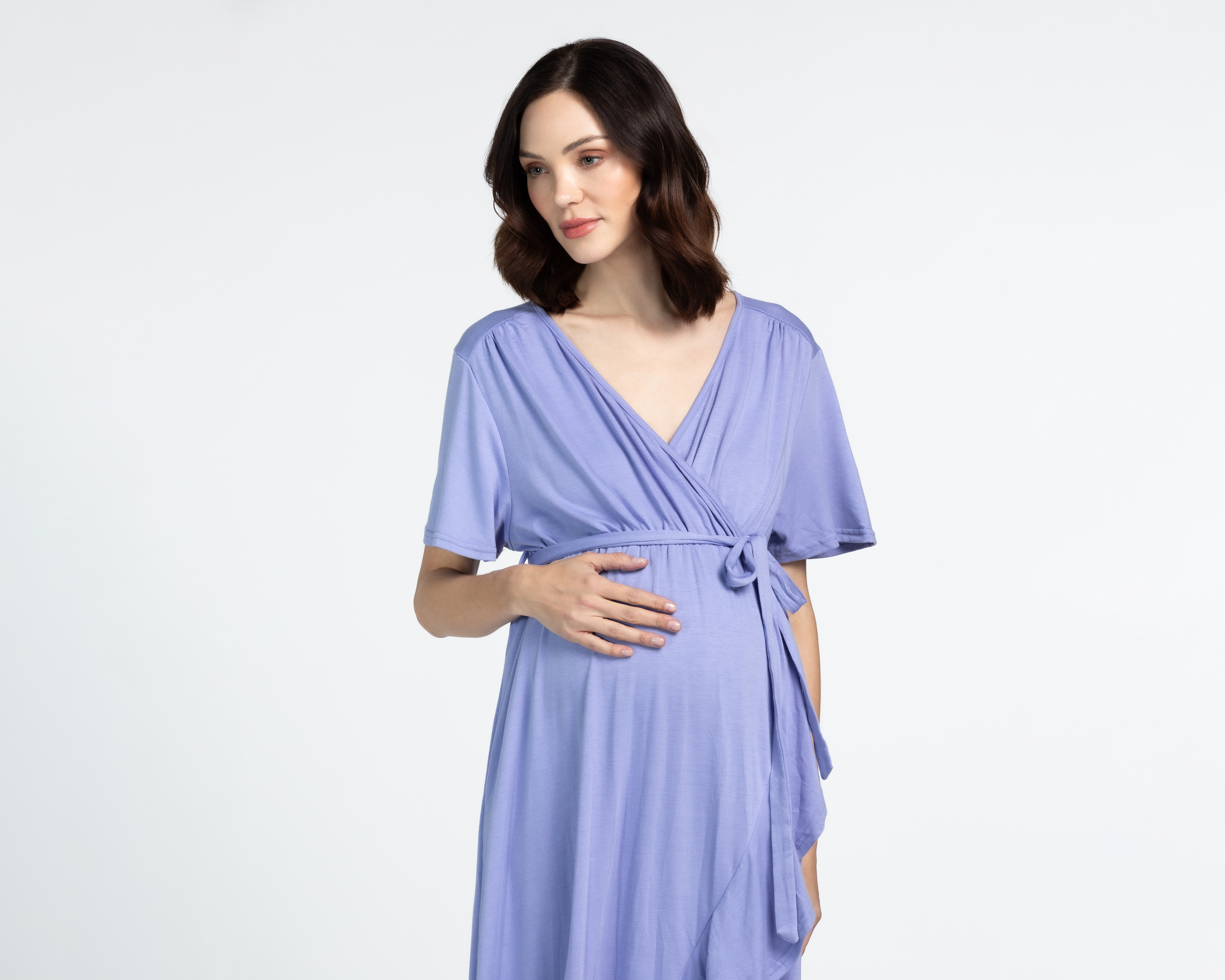 Foto 4 | Foto 4 | Vestido de Maternidad Mamá Bella con Olanes