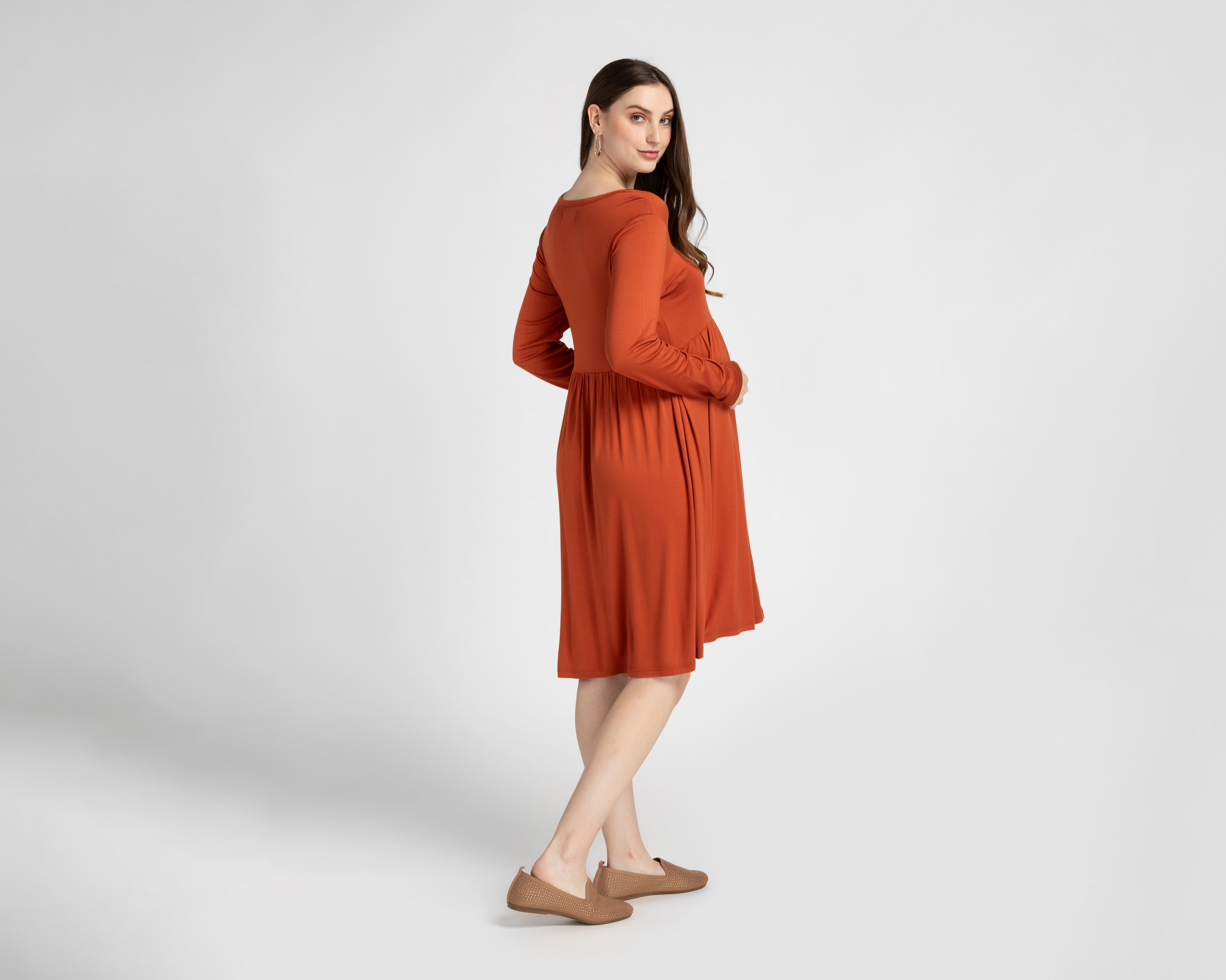 Foto 3 | Foto 3 | Vestido de Maternidad Mamá Bella Manga Larga